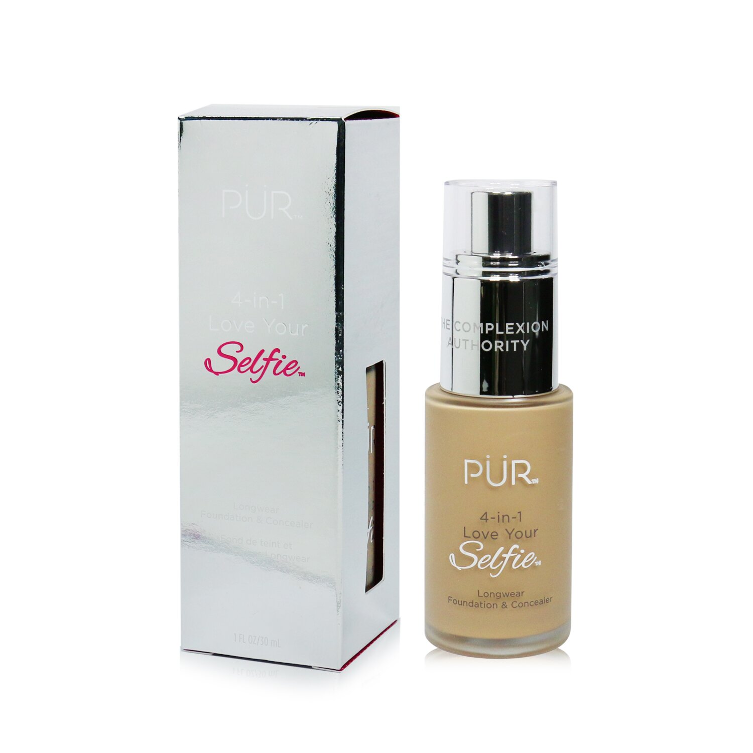 PUR (PurMinerals) أساس وخافي عيوب طويل الأمد 4 بـ1 Love Your Selfie 30ml/1oz