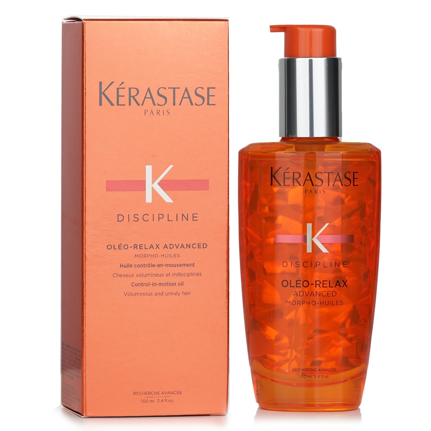 Kerastase Discipline Oleo-Relax Advanced Aceite Control-En-Movimiento (Cabello Voluminoso y Rebelde) 100ml/3.4oz