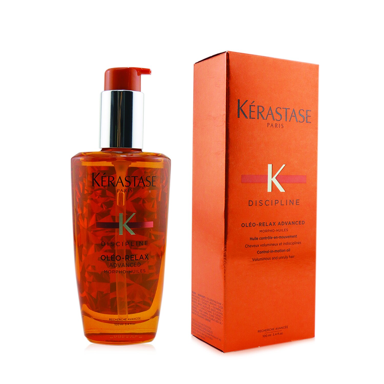 Kerastase Discipline Oleo-Relax Advanced Aceite Control-En-Movimiento (Cabello Voluminoso y Rebelde) 100ml/3.4oz