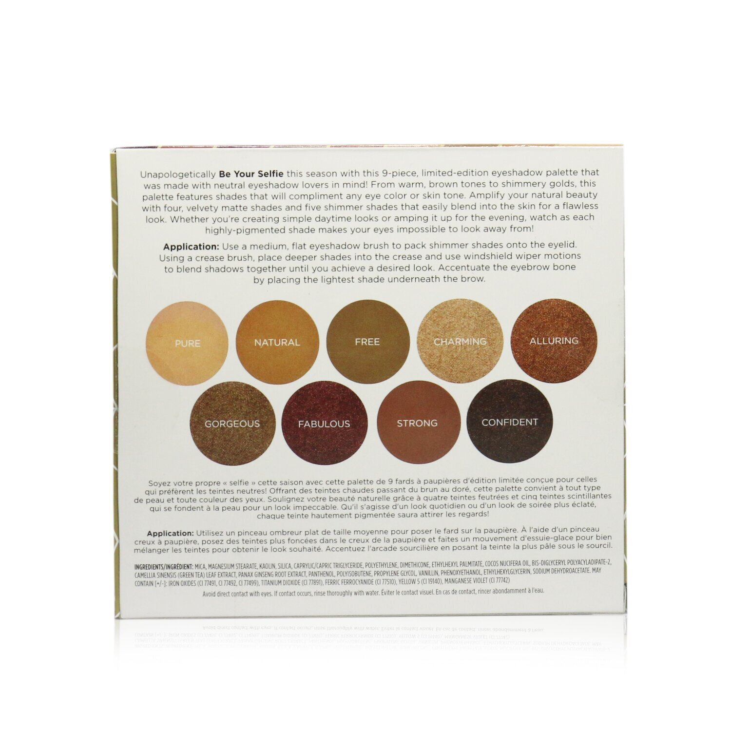 PUR (PurMinerals) Be Your Selfie Eyeshadow Palette (9x Eyeshadow) 13.5g/0.48oz