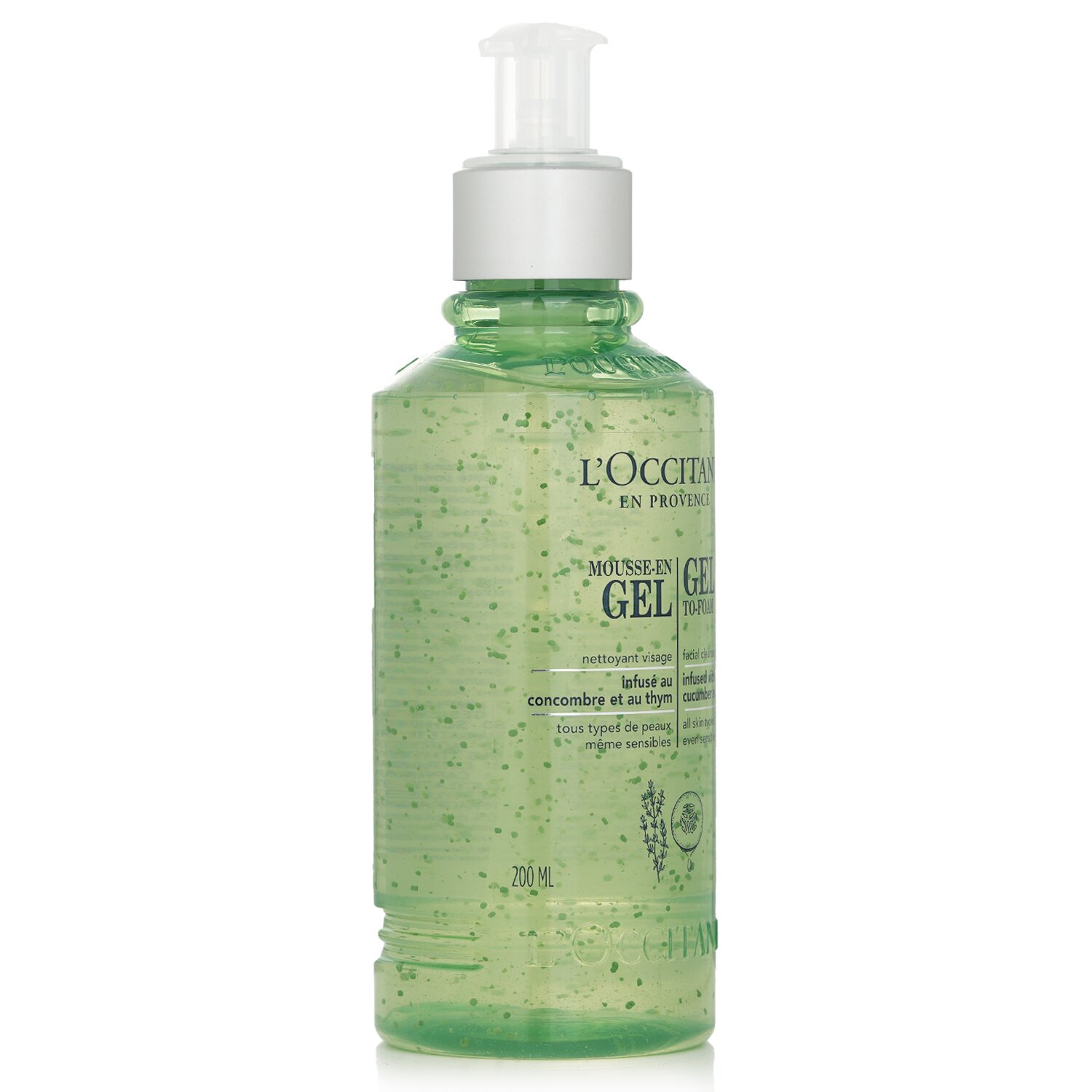 L'Occitane Facial Cleanser - Gel To-Foam (For All Skin Types, Even Sensitive) 200ml/6.7oz