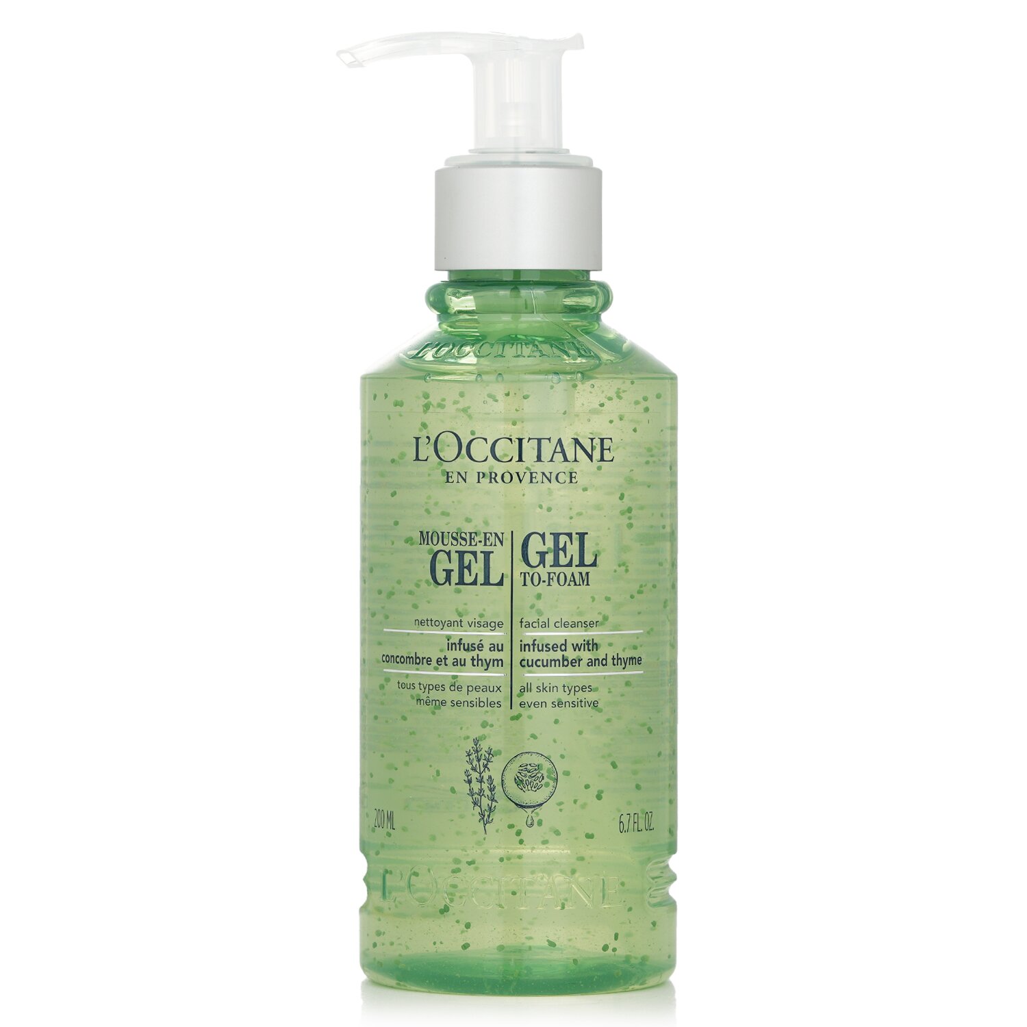 L'Occitane Facial Cleanser - Gel To-Foam (For All Skin Types, Even Sensitive) 200ml/6.7oz