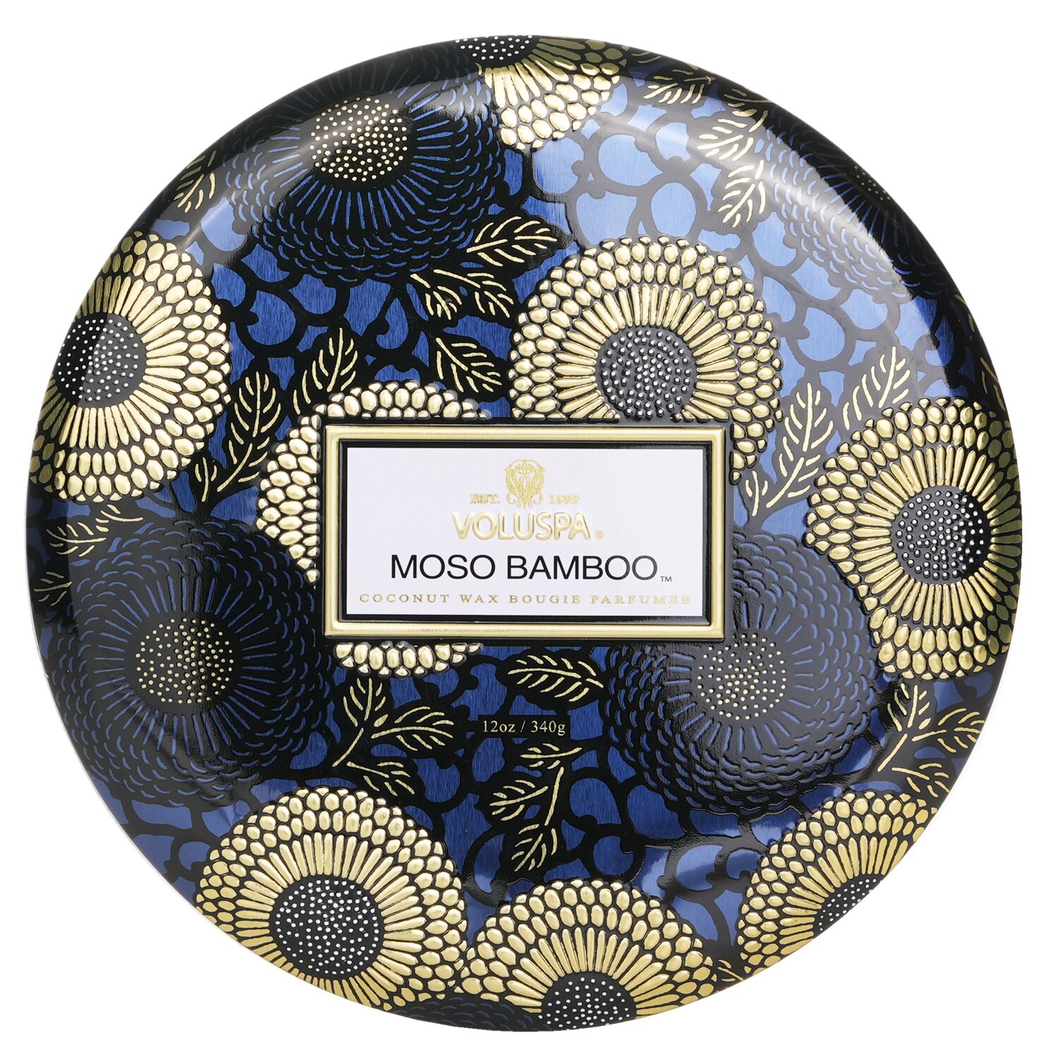 Voluspa 3 Wick Decorative Tin Candle - Moso Bamboo 340g/12oz