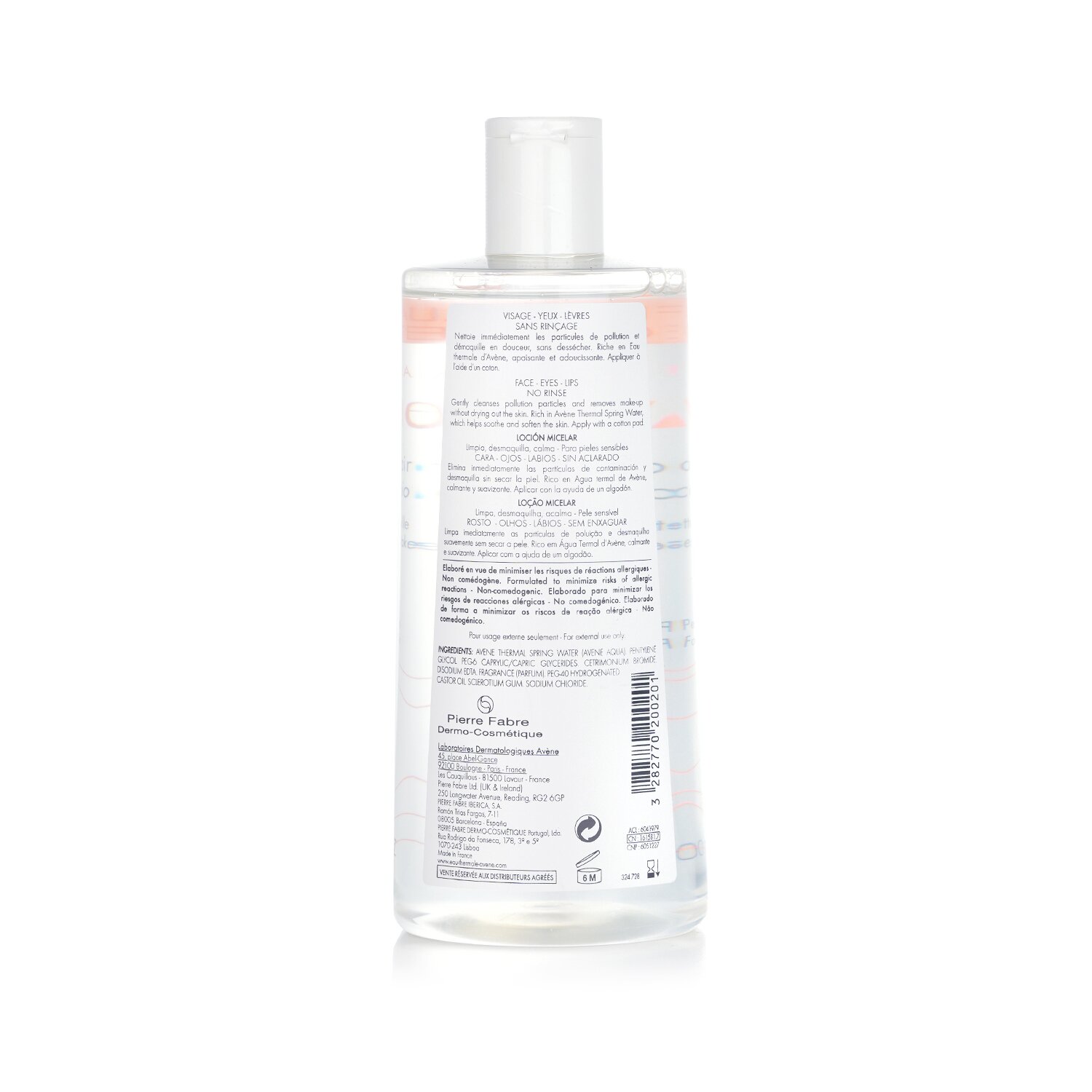 Avene Micellar Lotion - For Sensitive Skin (Limited Edition) 500ml/16.8oz