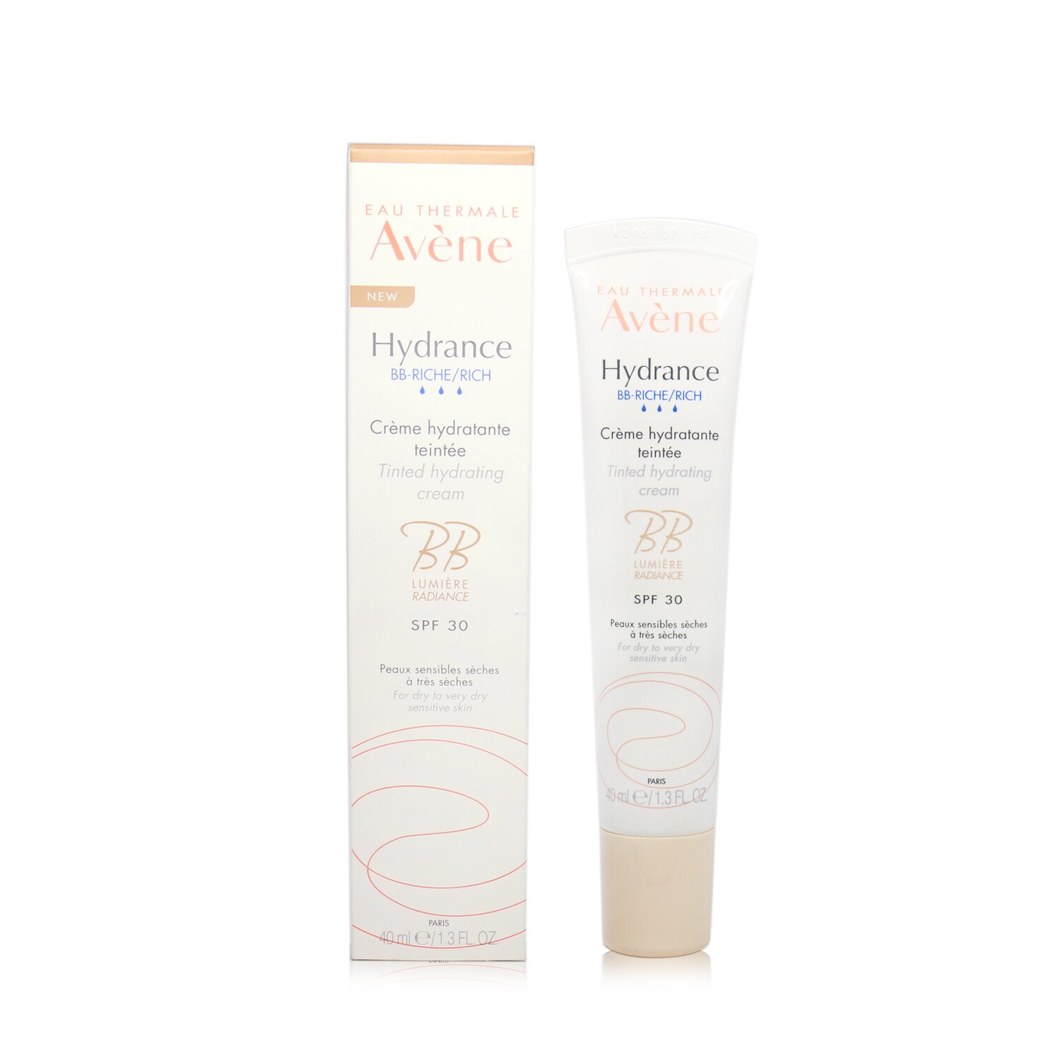 Avene Hydrance BB-RICH Tinted Hydrating Cream SPF 30 - For Dry to Very Dry Sensitive Skin 40ml/1.3oz