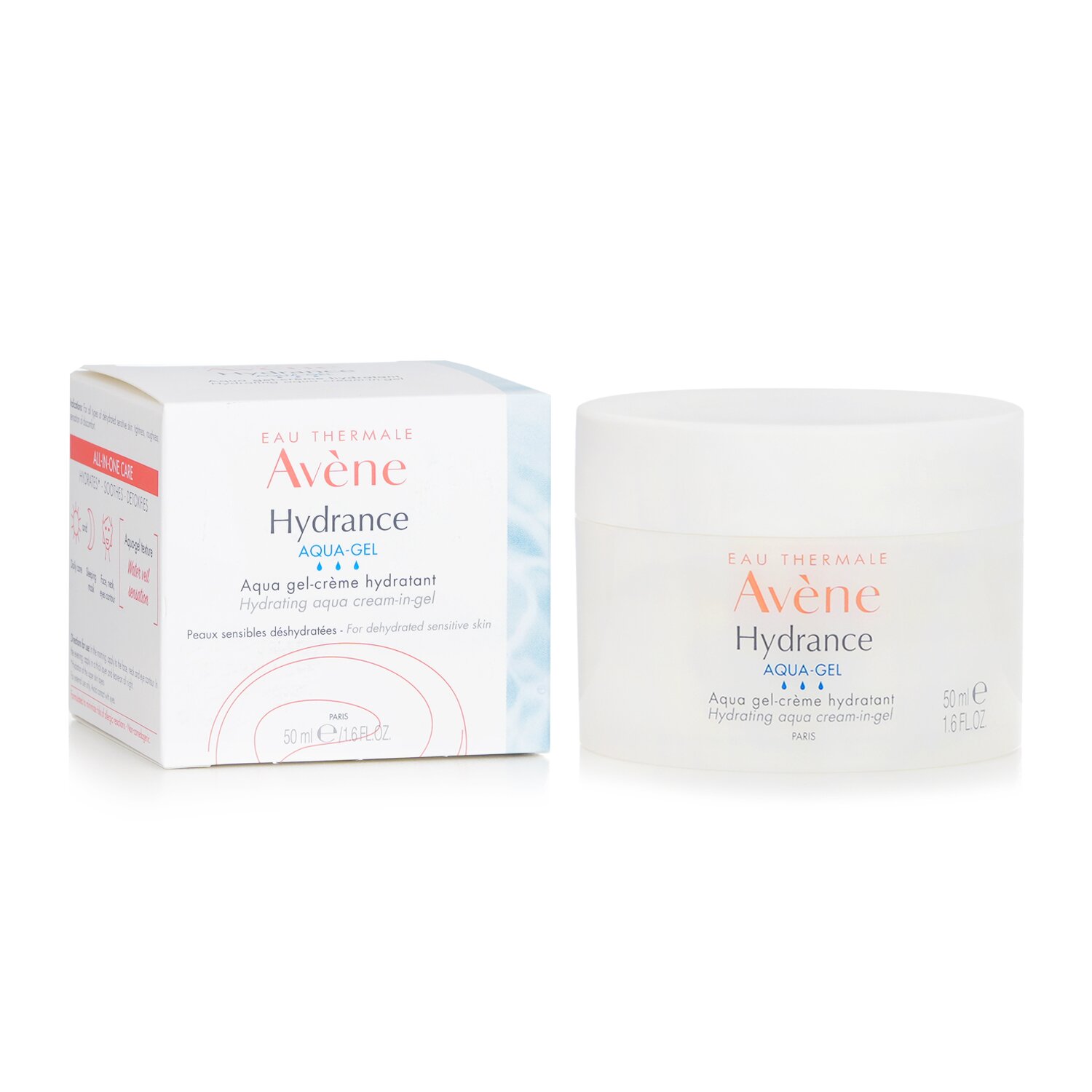 雅漾 Avene 高效保湿水漾乳霜 - 适用于缺水敏感肌 50ml/1.6oz
