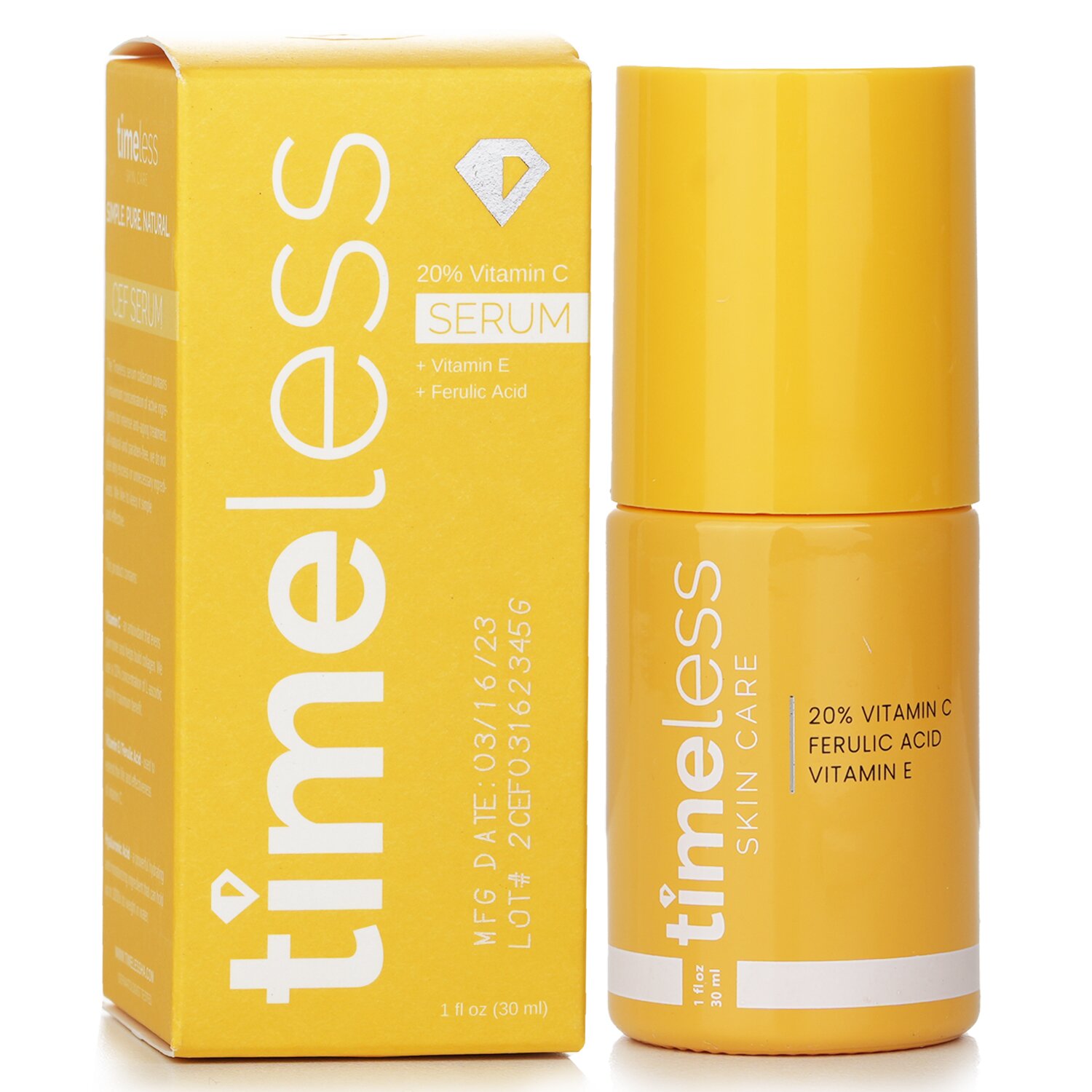 Timeless Skin Care 20% Vitamin C Serum + Vitamin E + Ferulic Acid 30ml/1oz