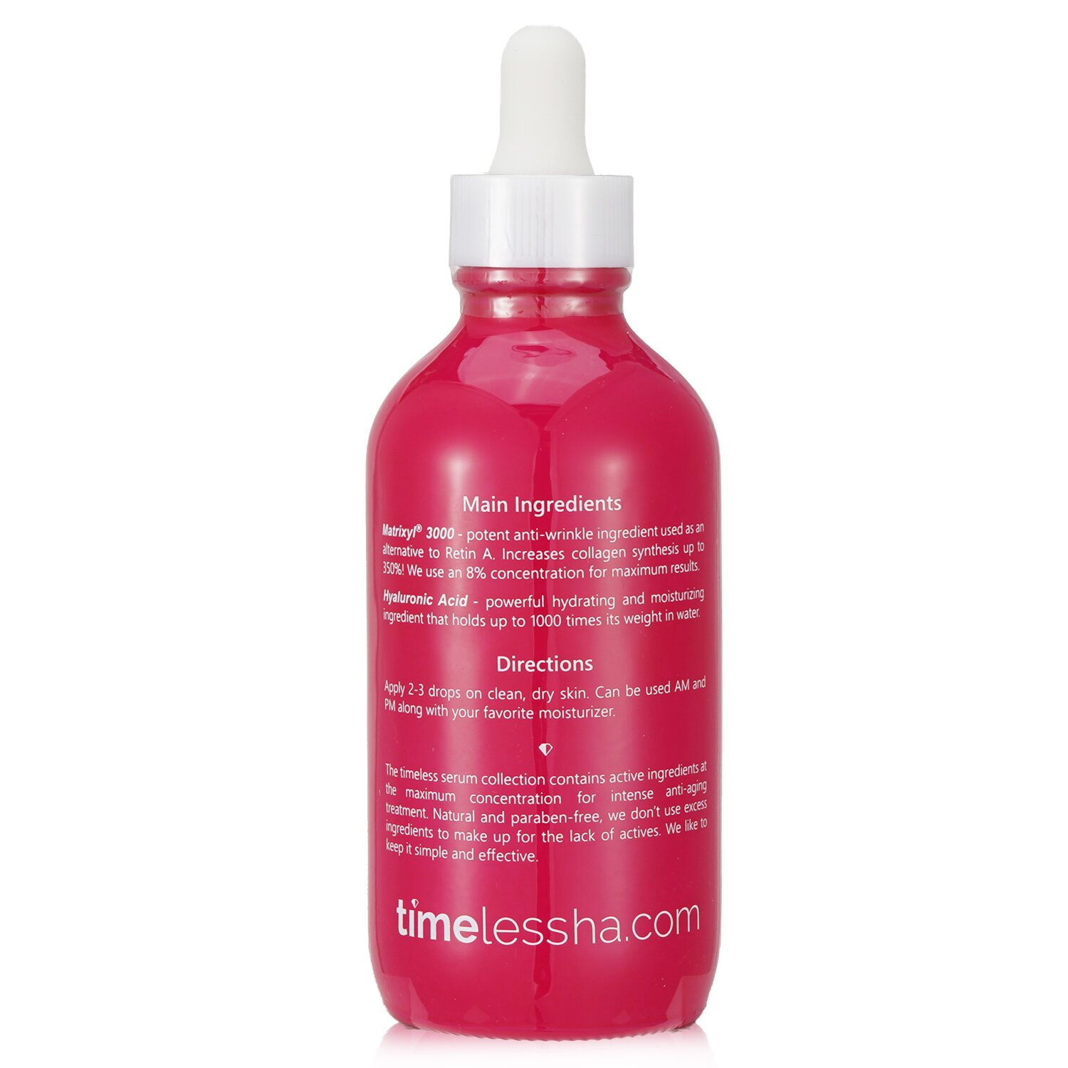 Timeless Skin Care Matrixyl 3000 Serum Kwas Hialuronowy Uzupe nienie 120ml 4oz Strawberrynet PL