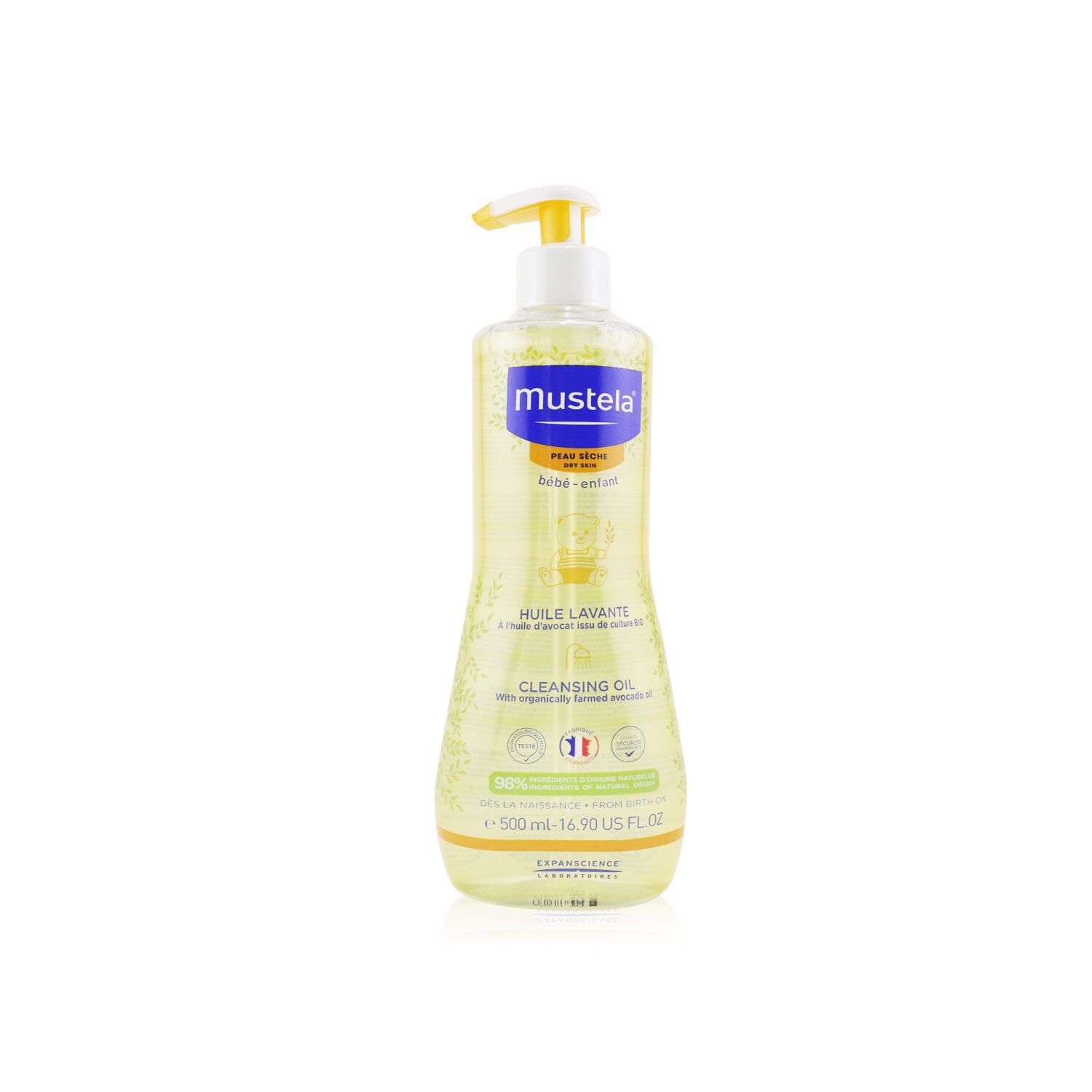 Mustela Cleansing Oil שמן ניקוי 500ml/16.9oz