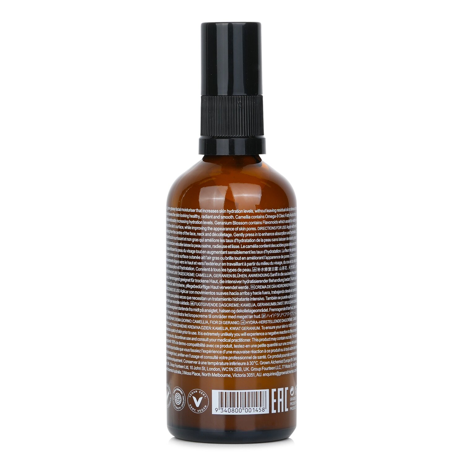 Grown Alchemist Crema de Día Hidra-Reparadora - Camellia & Geranium Blossom 100ml/3.38oz