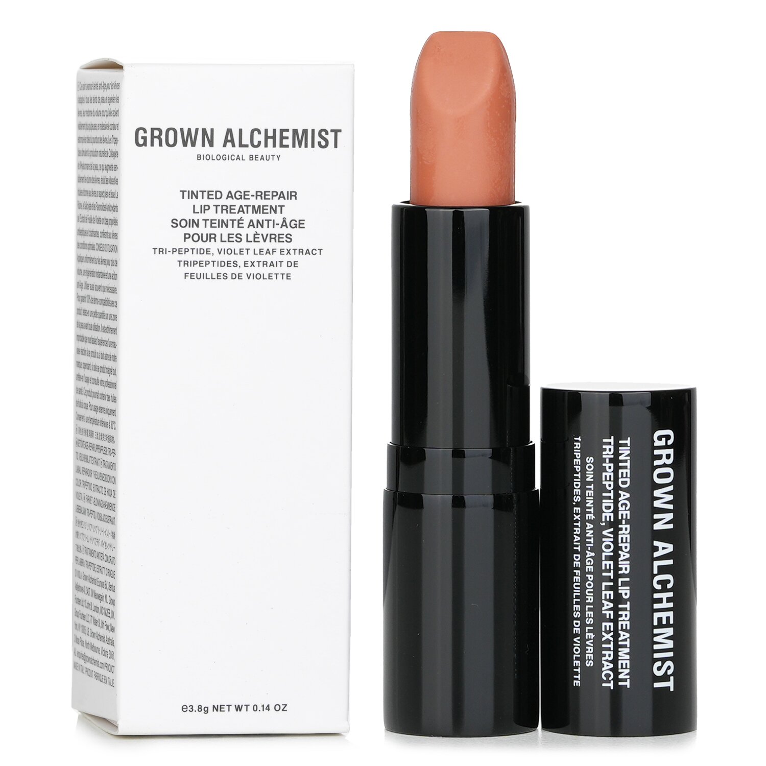 Grown Alchemist Tinted Age-Repair Dodaq Baxımı - Tri-Peptid və Bənövşəyi Yarpaq Ekstraktı 3.8g/0.14oz