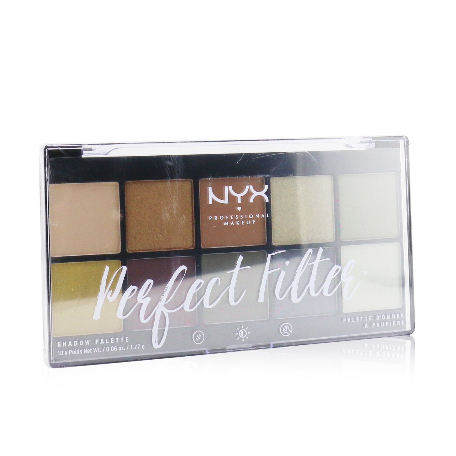 NYX Perfect Filter Paleta de Sombra 10x1.77g/0.06oz