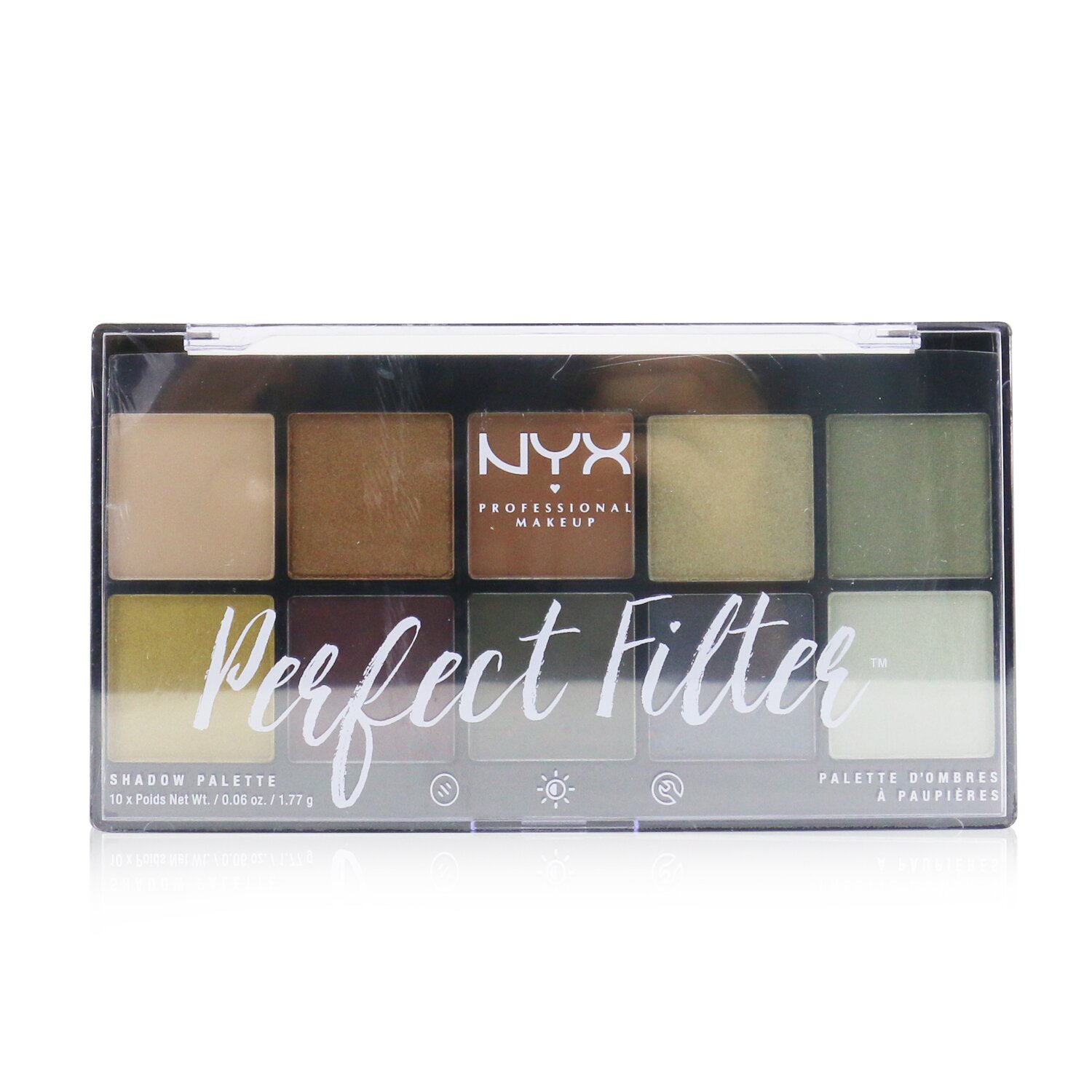 NYX Perfect Filter Paleta de Sombra 10x1.77g/0.06oz