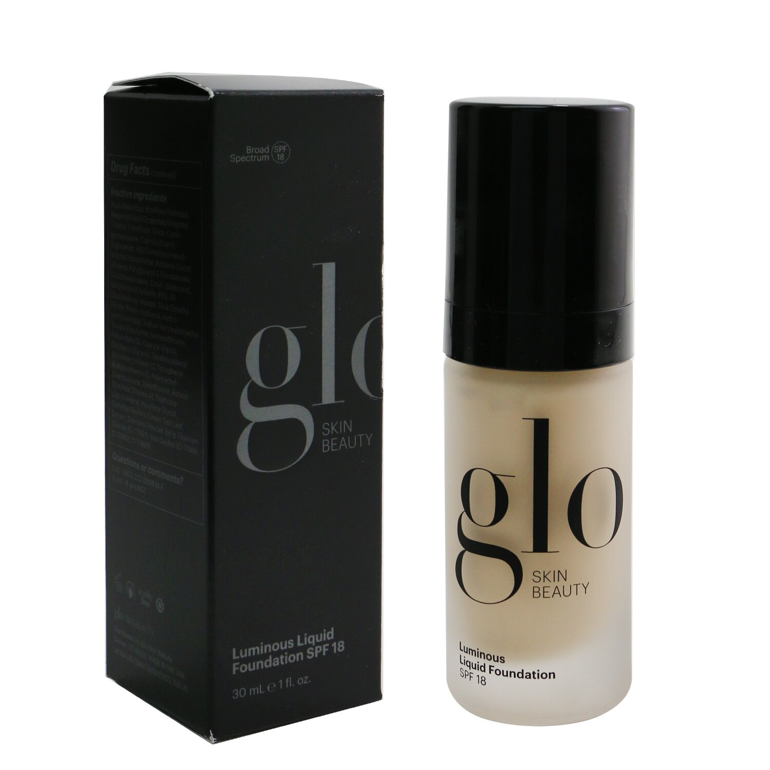 Glo Skin Beauty Base Líquida Luminosa SPF18 30ml/1oz