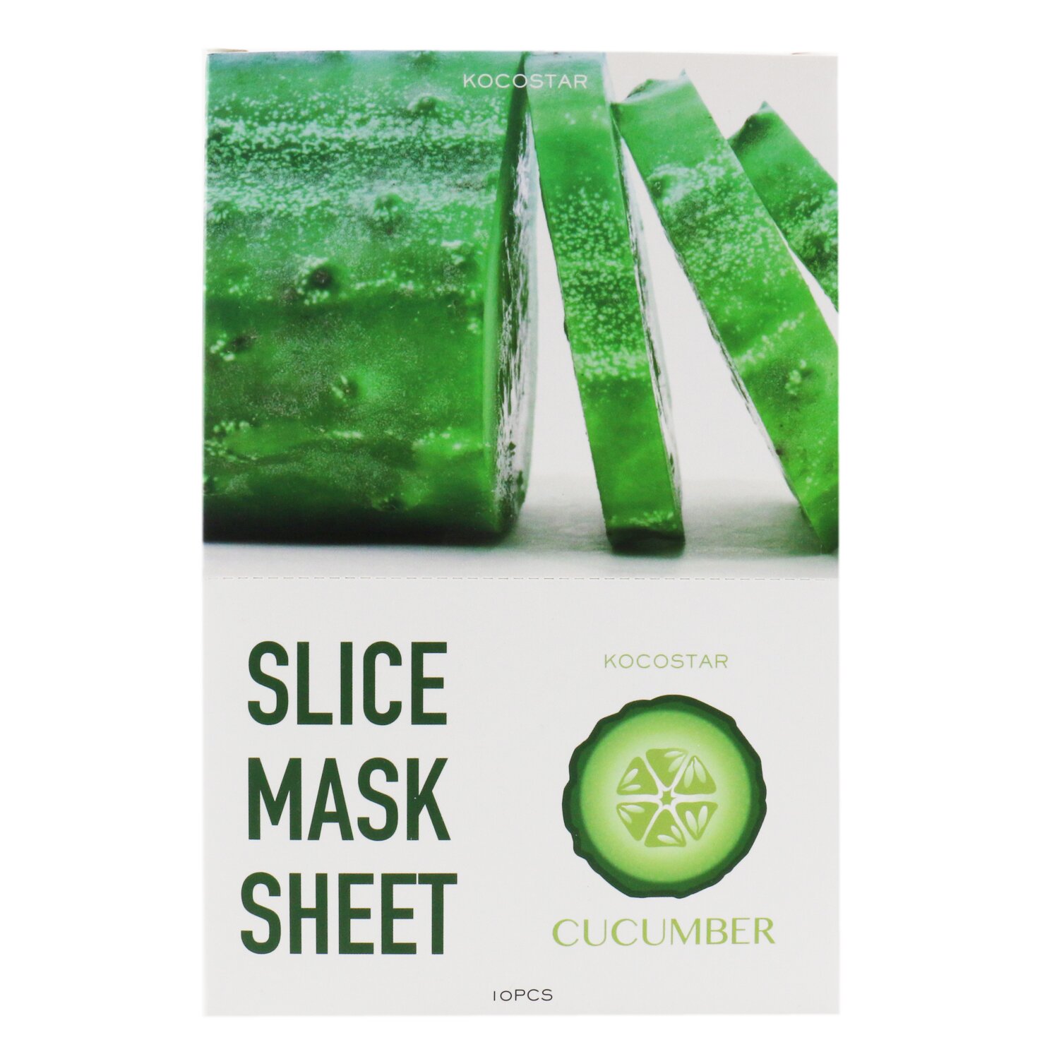 KOCOSTAR Slice Mask Sheet - Cucumber (Exp. Date 11/2020) 10sheets