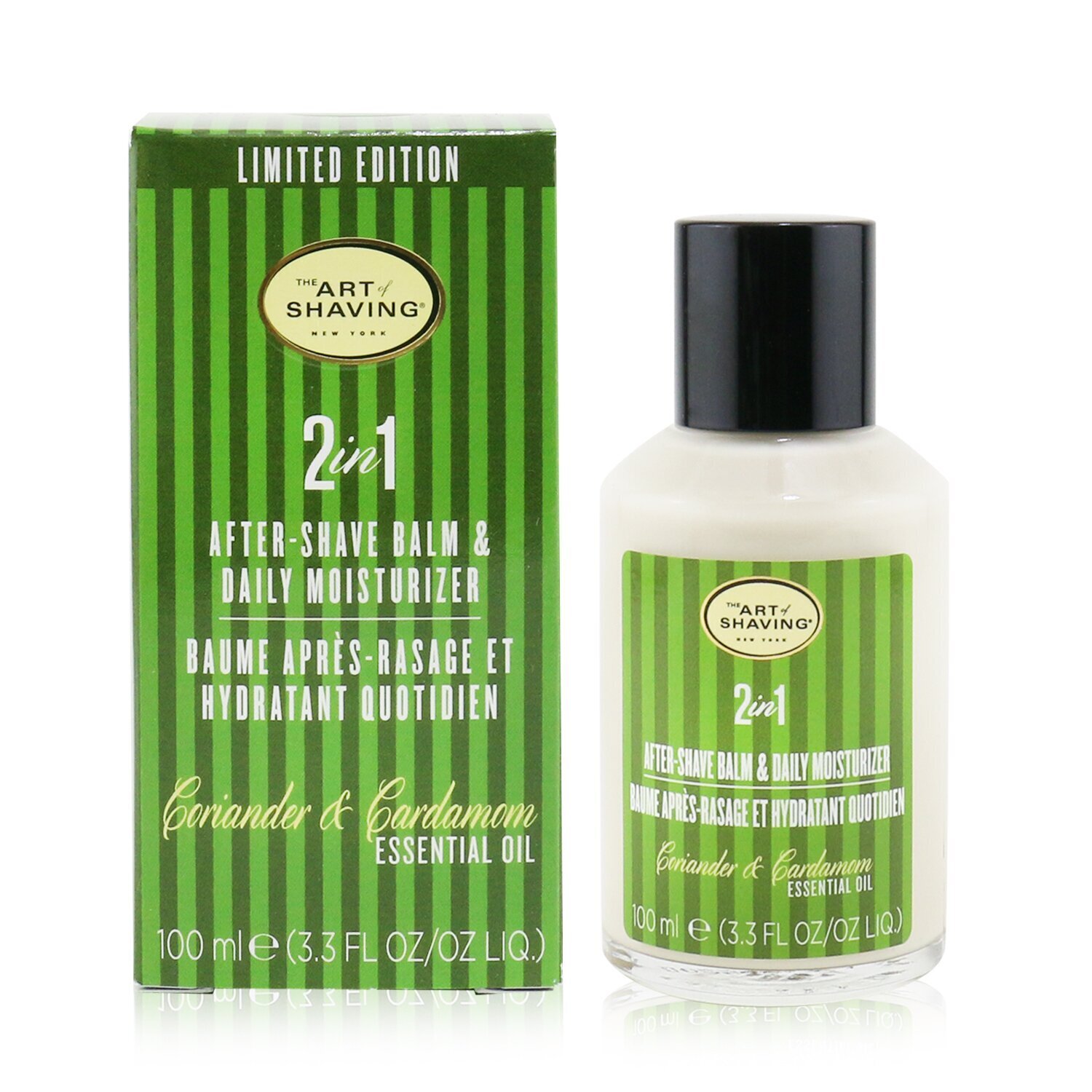 The Art Of Shaving 2 In 1 After-Shave Balm & Daily Moisturizer - Coriander & Cardamom Essential Oil (Limited Edition) 100ml/3.3oz