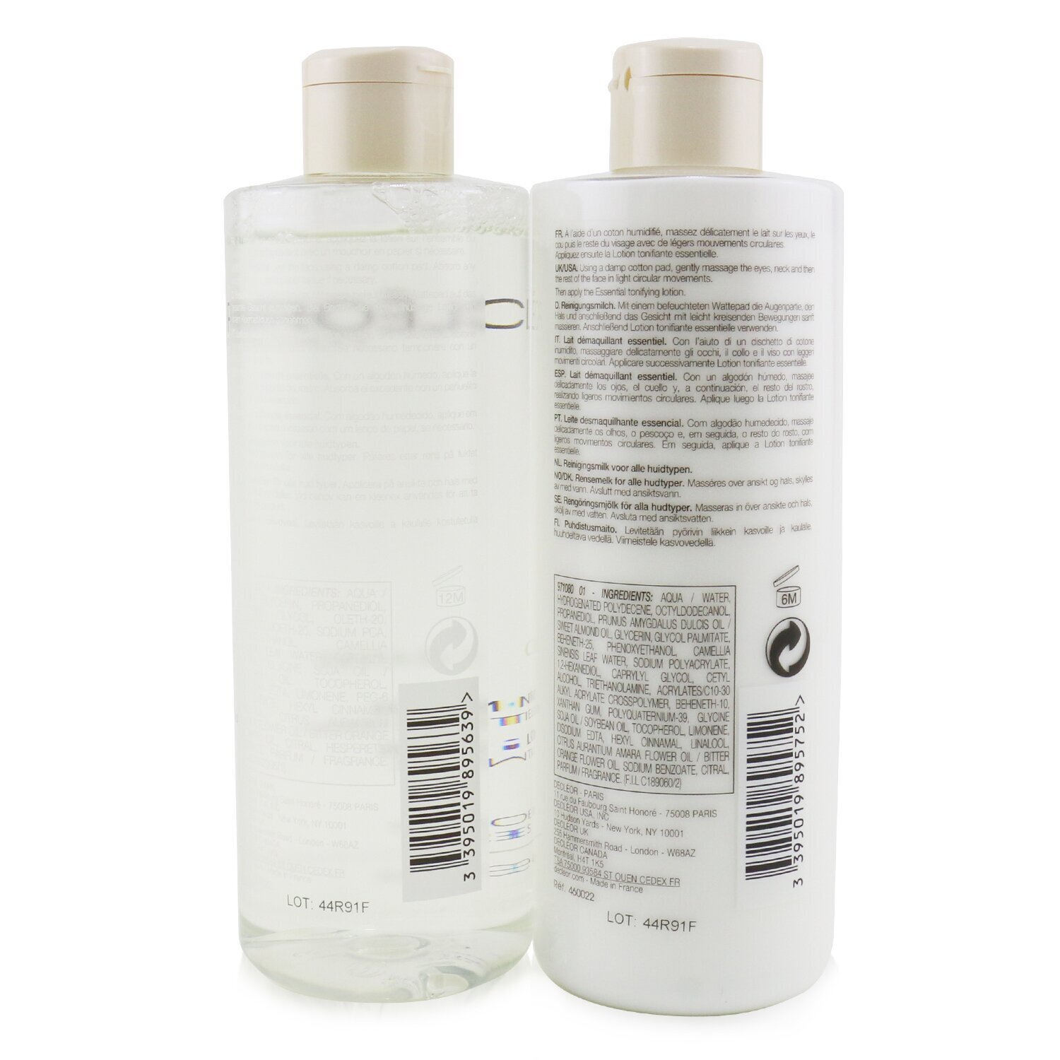 Decleor Aroma Cleanse Prep & Finish Cleansing Duo: Essential Cleansing Milk 400ml+ Essential Tonifying Lotion 400ml 2pcs