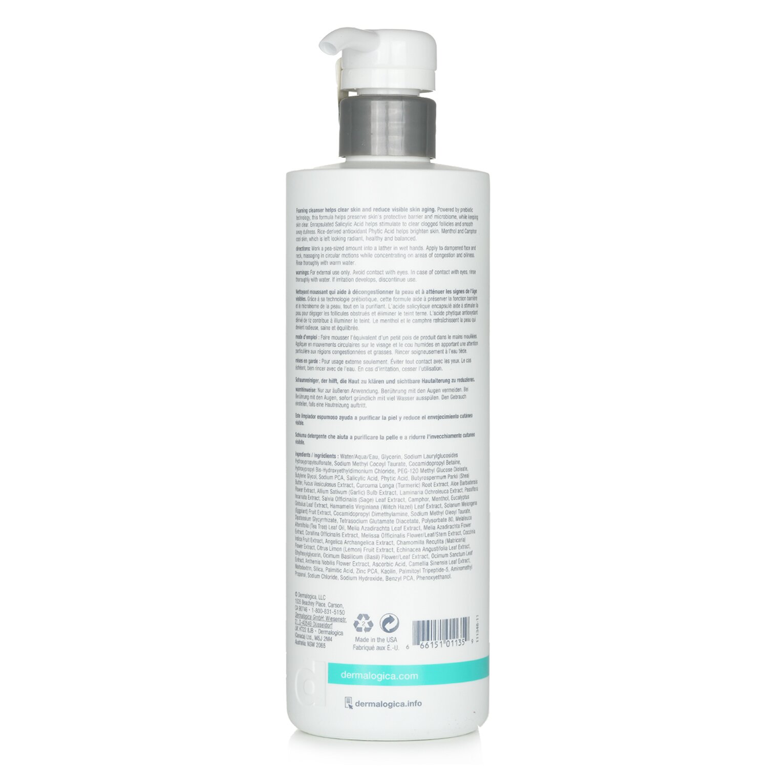 Dermalogica غسول Acive Clearing لتنقية البشرة 500ml/16.9oz