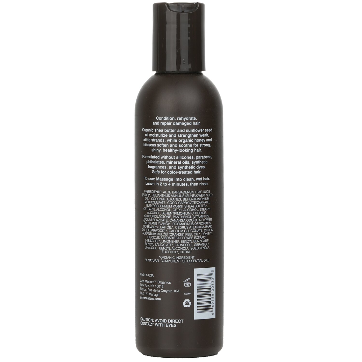 John Masters Organics Repair Conditioner For Damaged Hair with Honey & Hibiscus 177ml/6oz