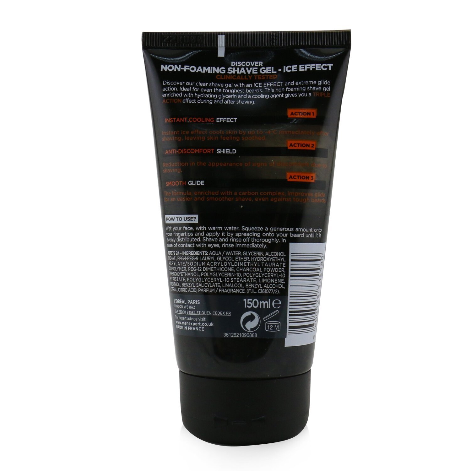 L'Oreal Men Expert Shave Revolution Non Foaming Shave Gel (Ice Effect) 150ml/5.29oz