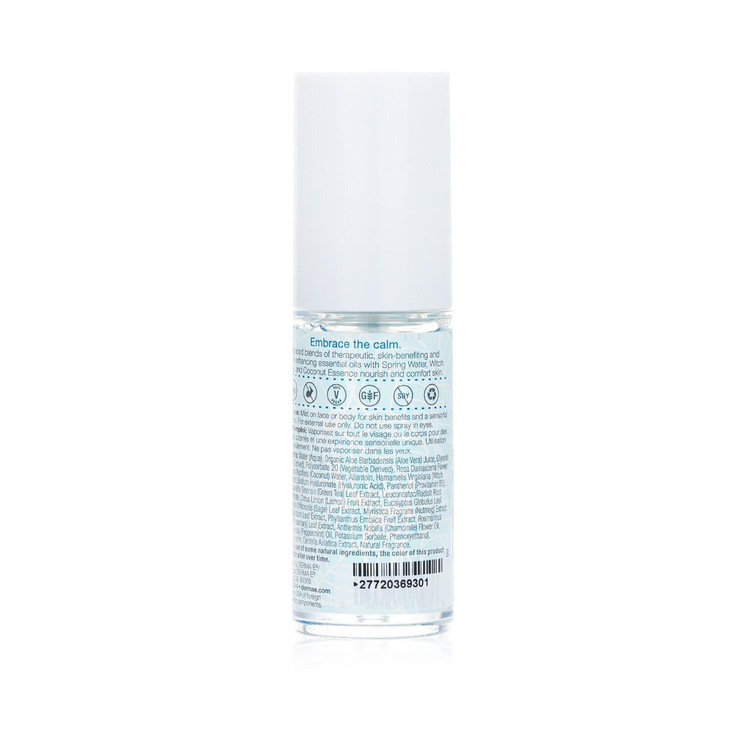 Derma E Mood Enhancing Calm Skin Beneficial Mist 30ml/1oz