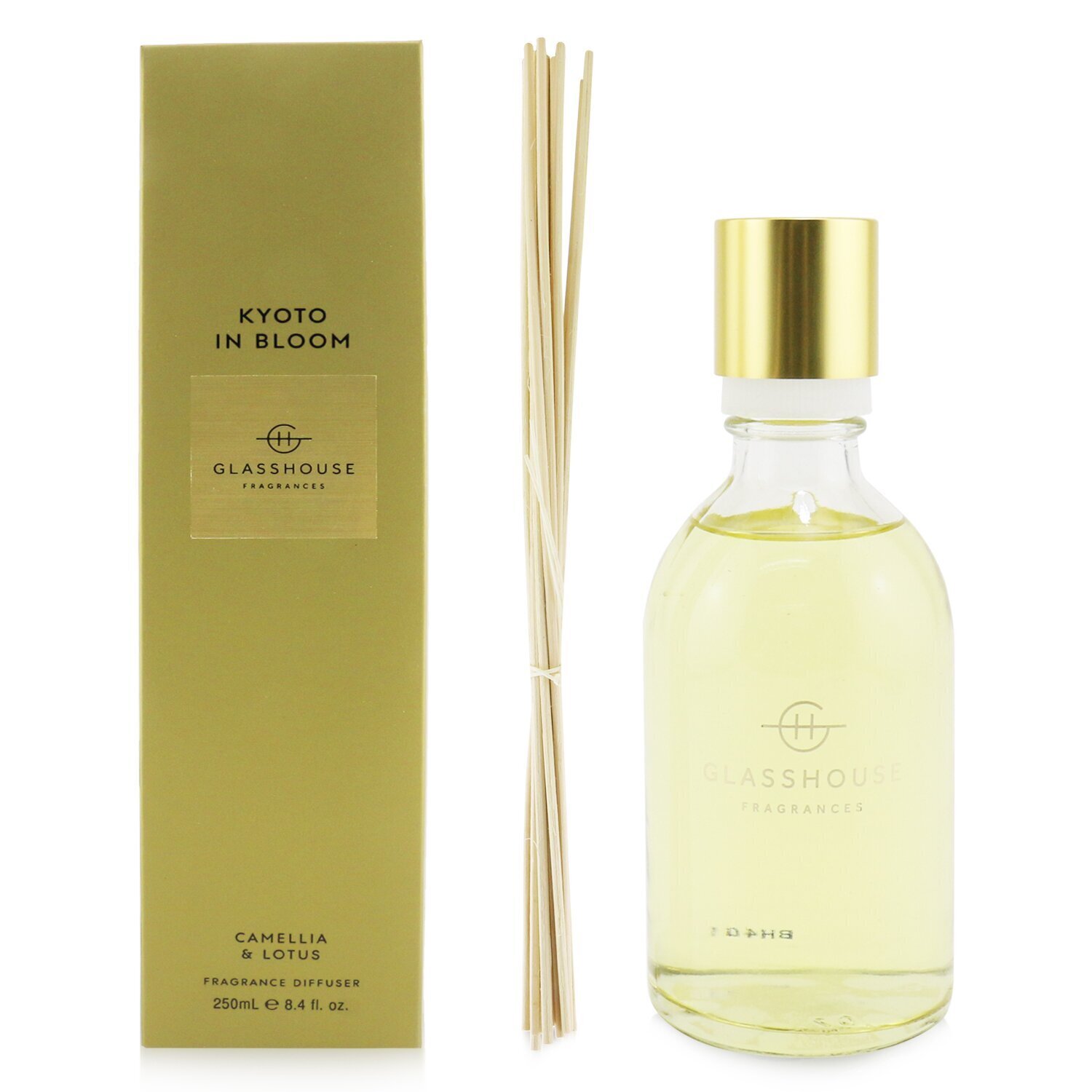 Glasshouse Diffuser - Kyoto In Bloom (Camellia & Lotus) 250ml/8.4oz