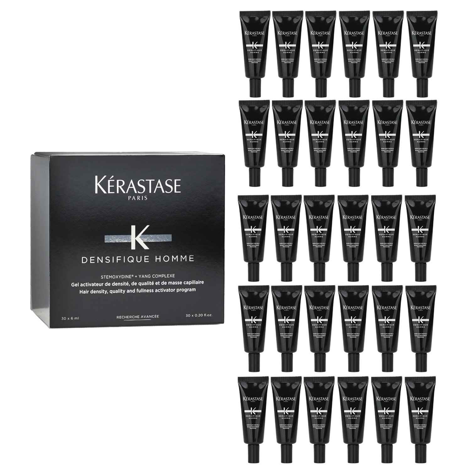 Kerastase Densifique Homme Hair Программа Активатор Густоты, Качества и Пышности Волос 30x6ml tubes