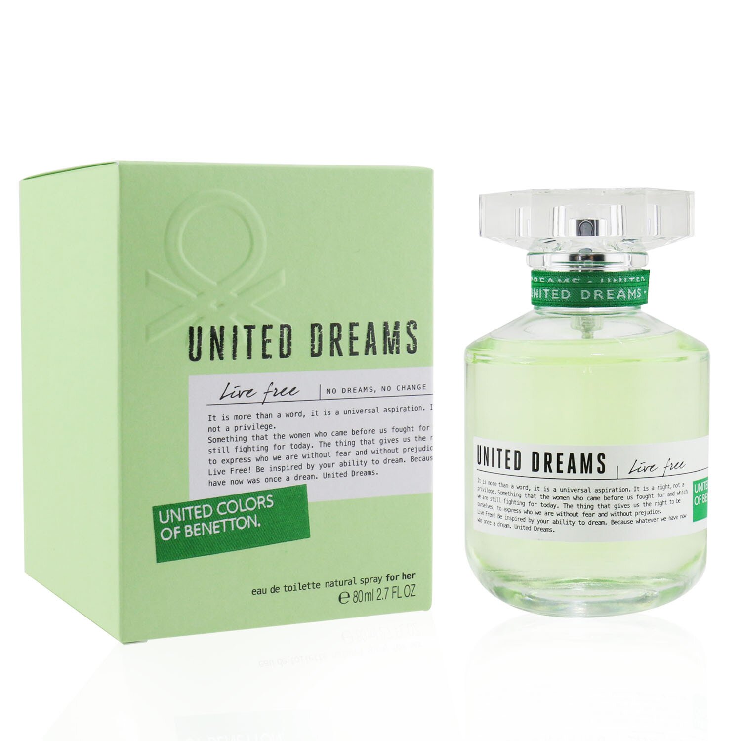 Benetton United Dreams Live Free Eau de Toilette SpraySpray 80ml/2.7oz