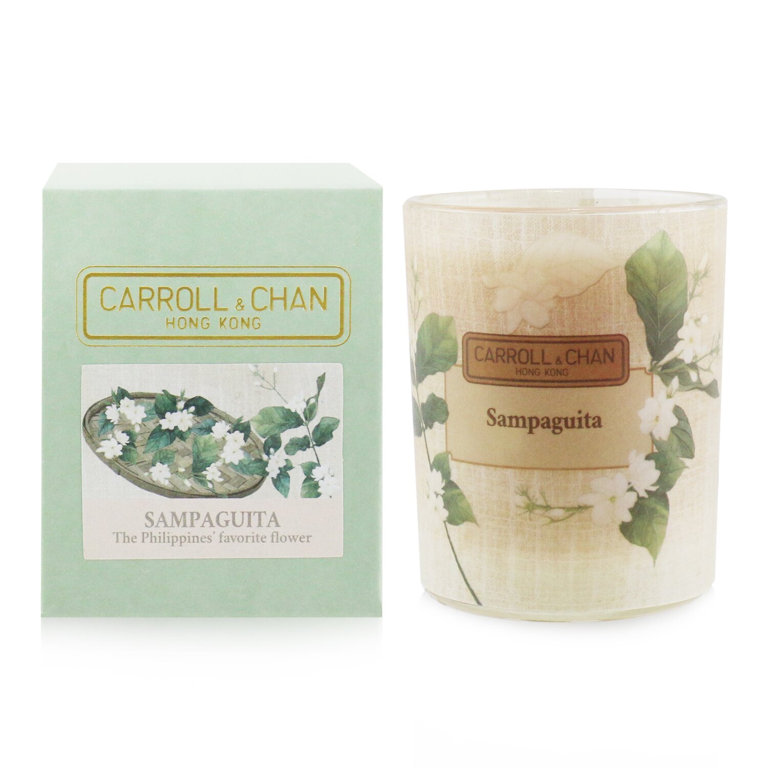 Carroll & Chan 100% Beeswax Votive Candle - Sampaguita 65g/2.3oz