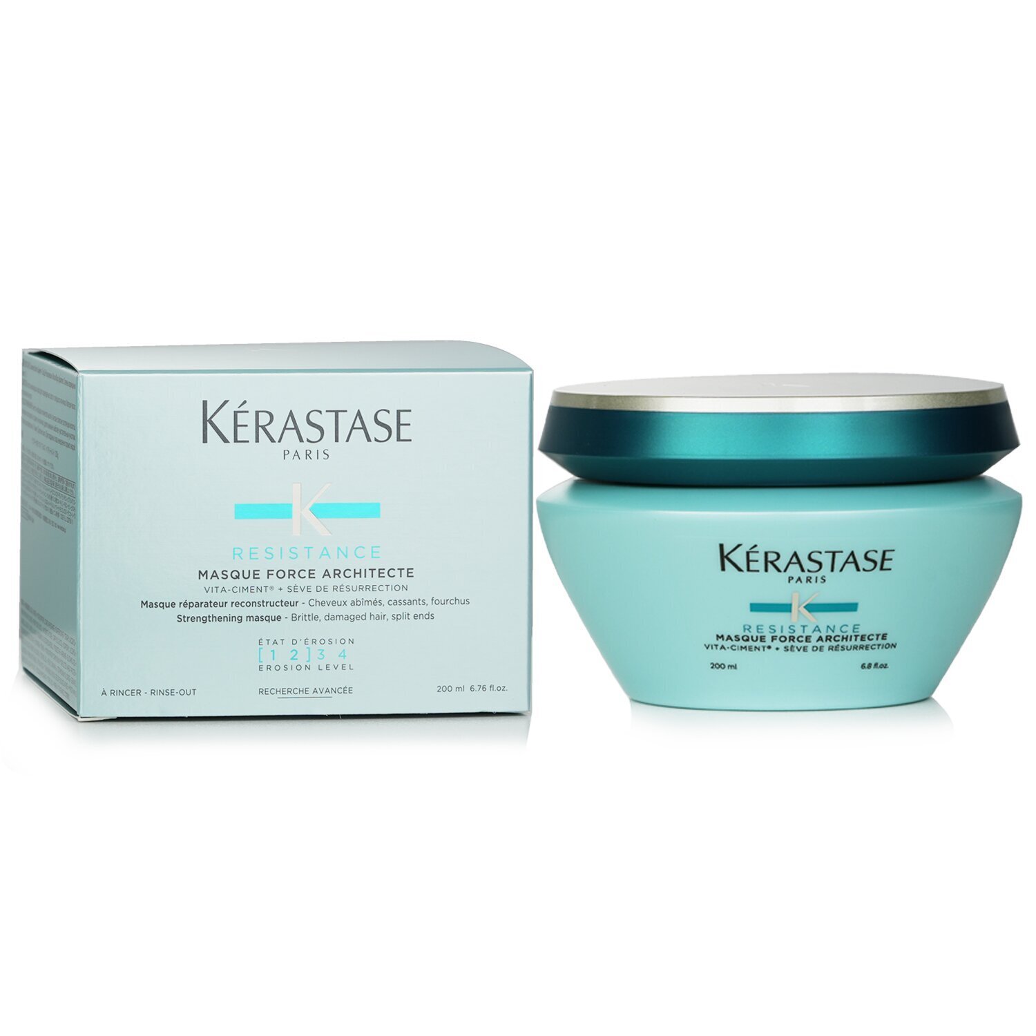 Kerastase Resistance Masque Force Architecte Укрепляющая Маска (для Ломких, Поврежденных Волос и Секущихся Кончиков) 200ml/6.8oz