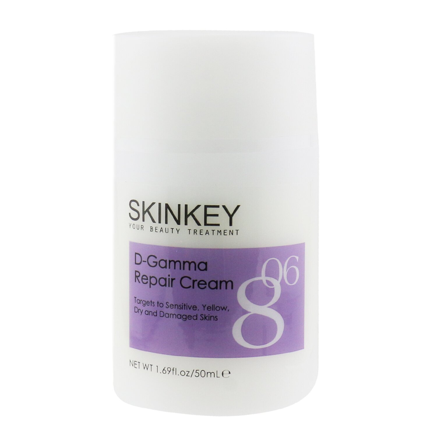 SKINKEY D-Gamma Crema Reparadora - Ataca Pieles Sensibles, Amarillas, Secas & Dañadas (Para Todo Tipo de Piel) 50ml/1.69oz