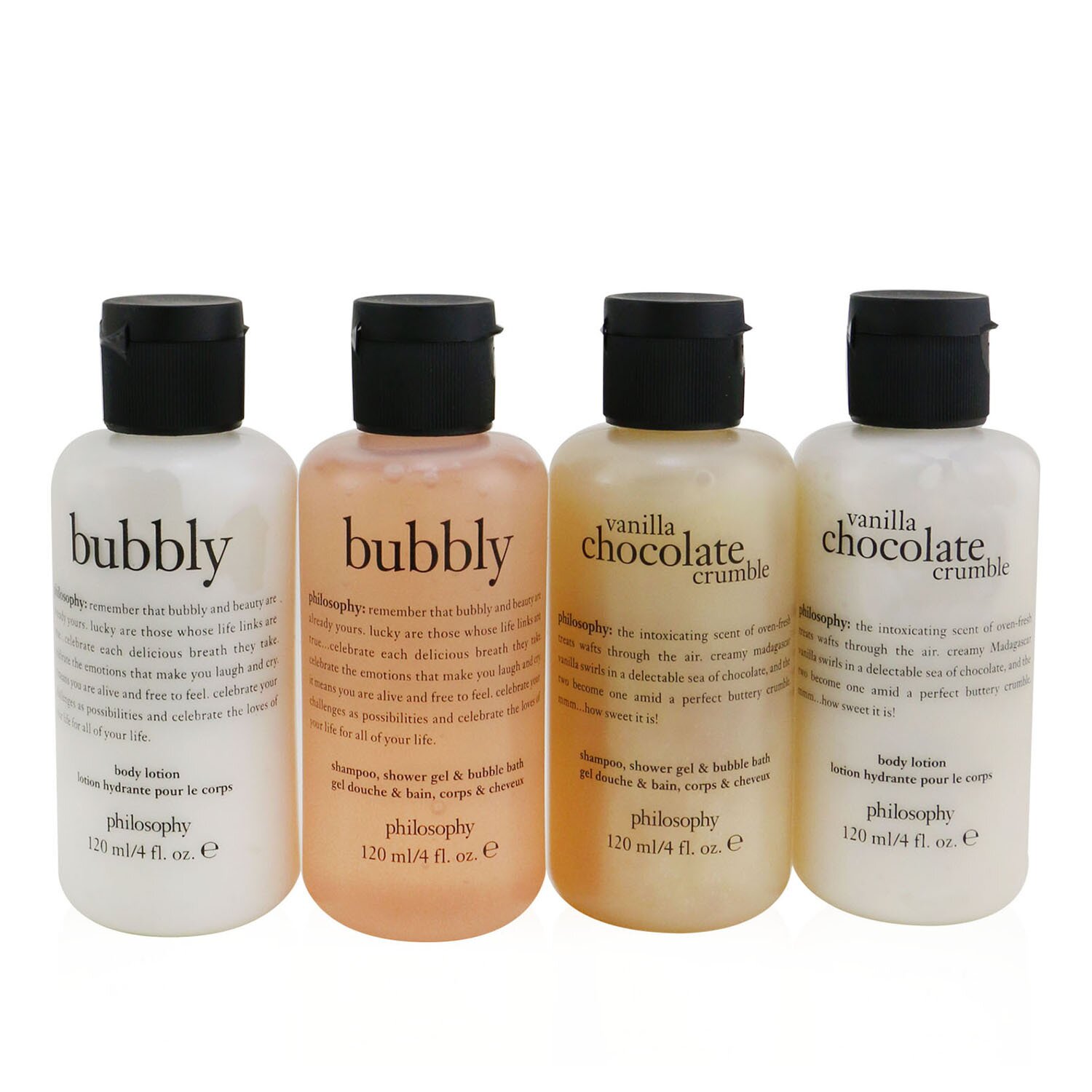 Philosophy Sweetest Party Favors 4-Pieces Git Set 4x120ml/4oz