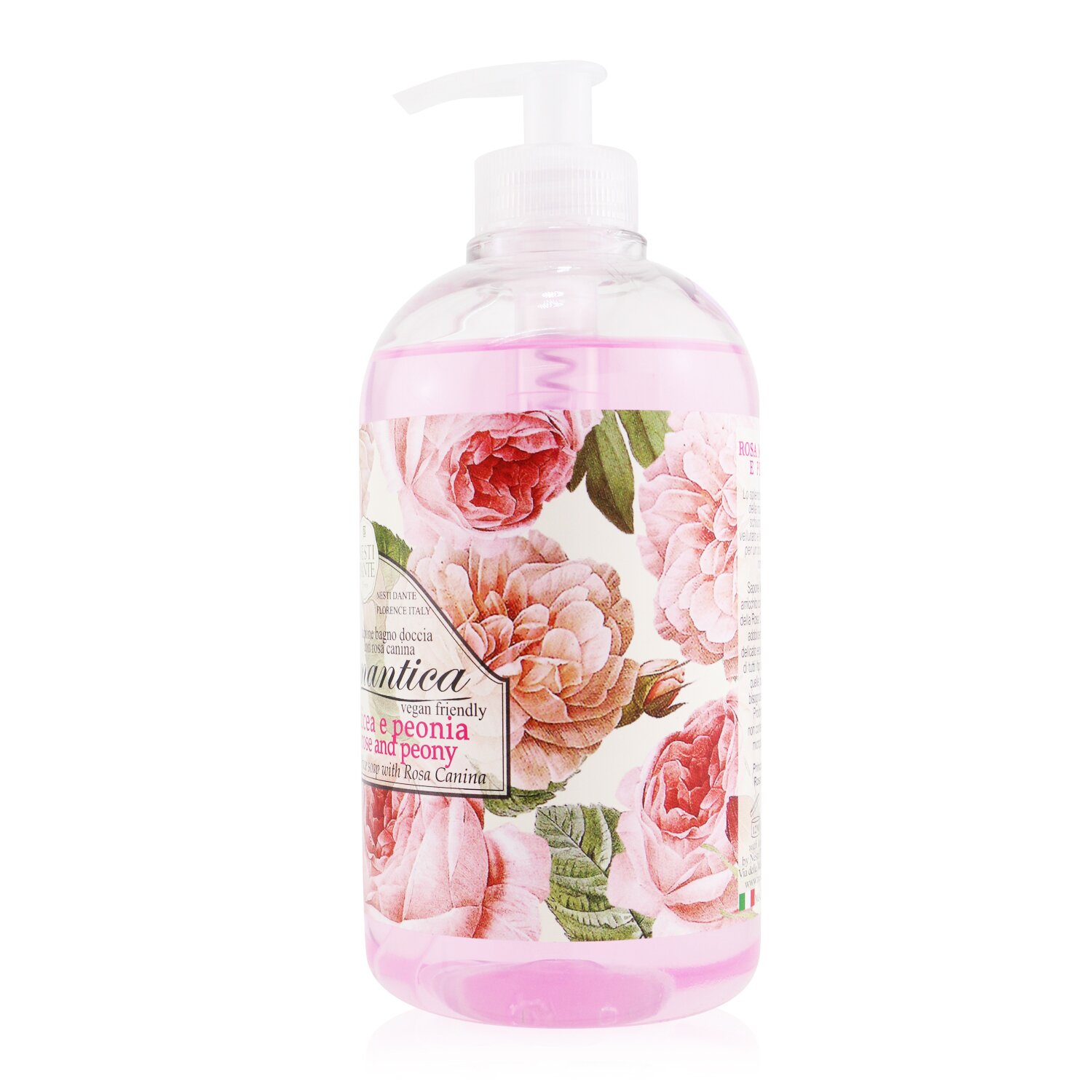 Nesti Dante Romantica Exhilarating Hand & Face Soap With Rosa Canina - Florentine Rose & Peony 500ml/16.9oz