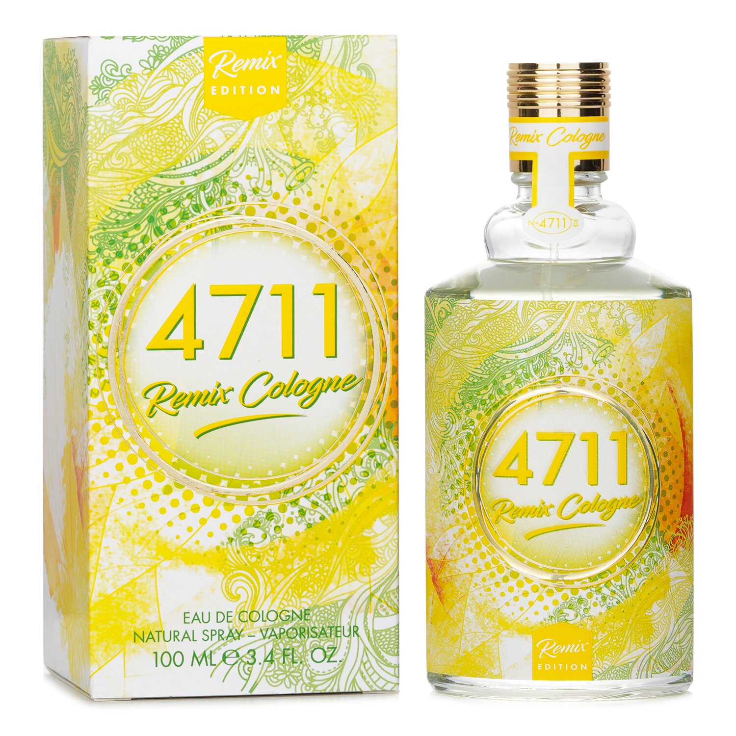 4711 Remix Cologne Lemon Eau De Cologne Spray 100ml/3.4oz