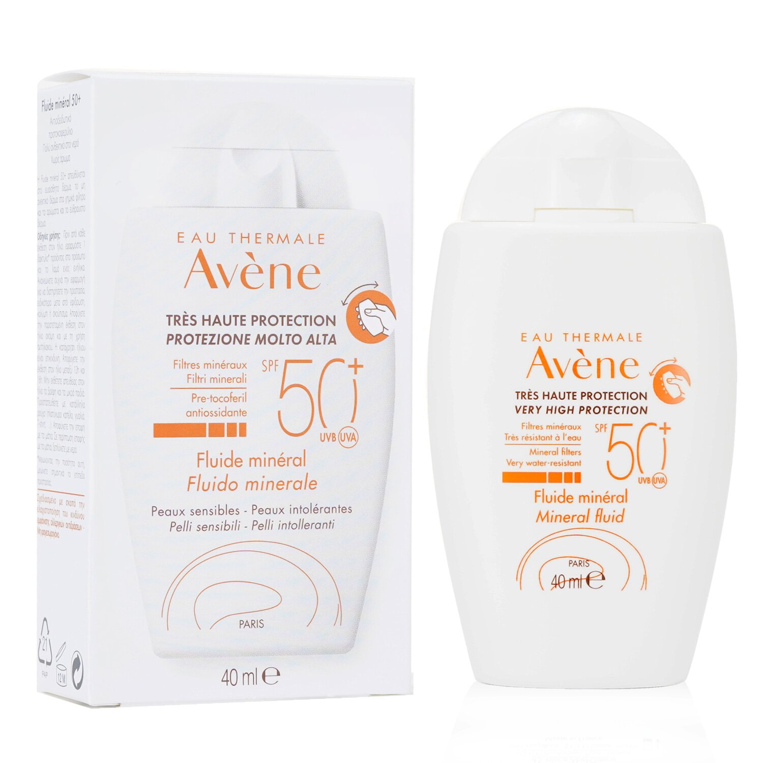 Avene Very High Protection Mineral Fluid SPF 50+ 40ml/1.3oz