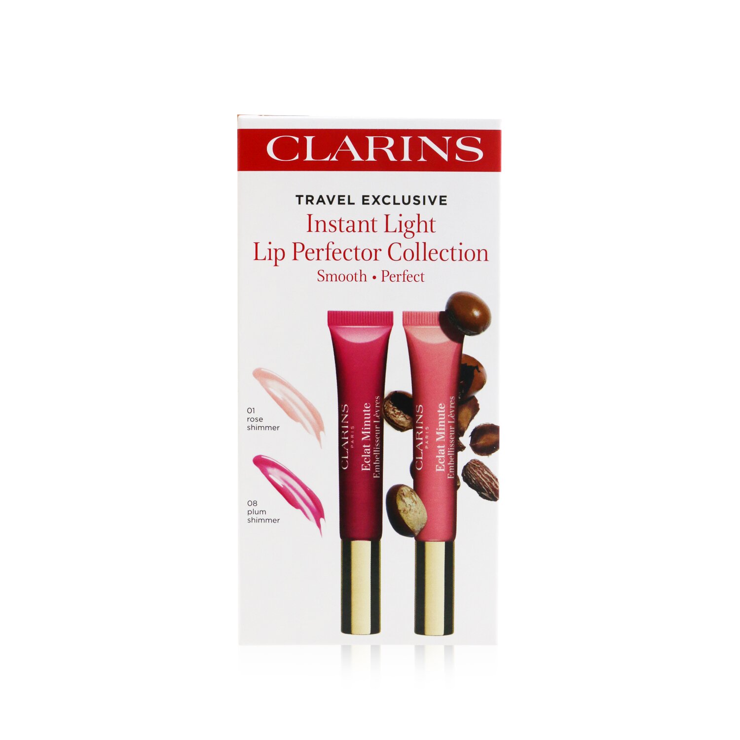 Clarins Instant Light Lip Perfector Collection 2x 12ml/0.35oz