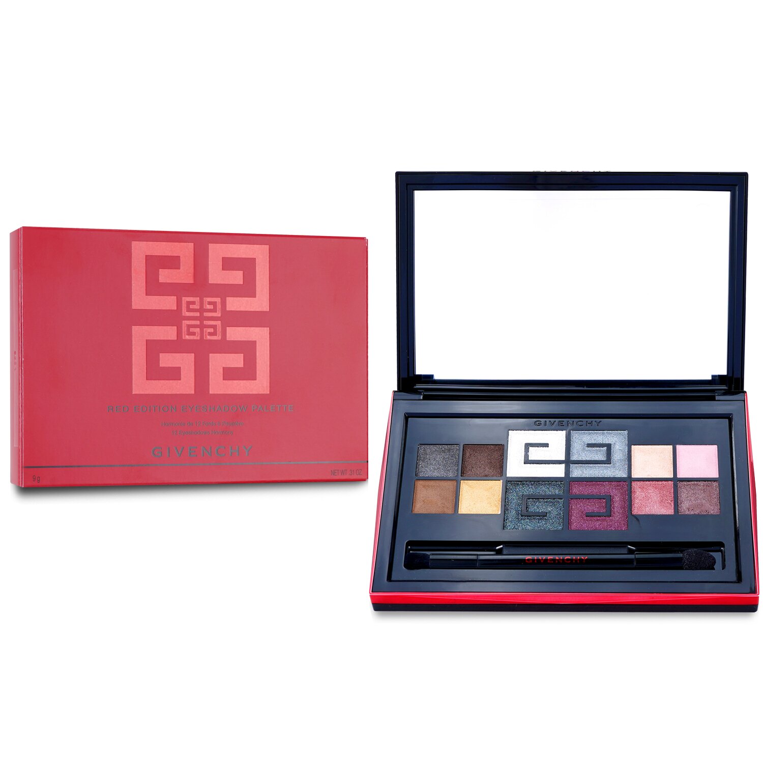 Givenchy Red Edition Eyeshadow Palette (12x Eyeshadow + 1x Dual 9g/0.31oz