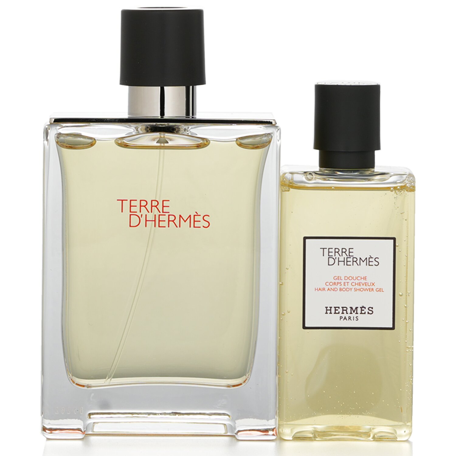 Hermes Terre D'Hermes Coffret: Eau De Toilette Spray 100ml/3.3oz + Gel de Ducha de Cabello Y Cuerpo 80ml/2.7oz 2pcs