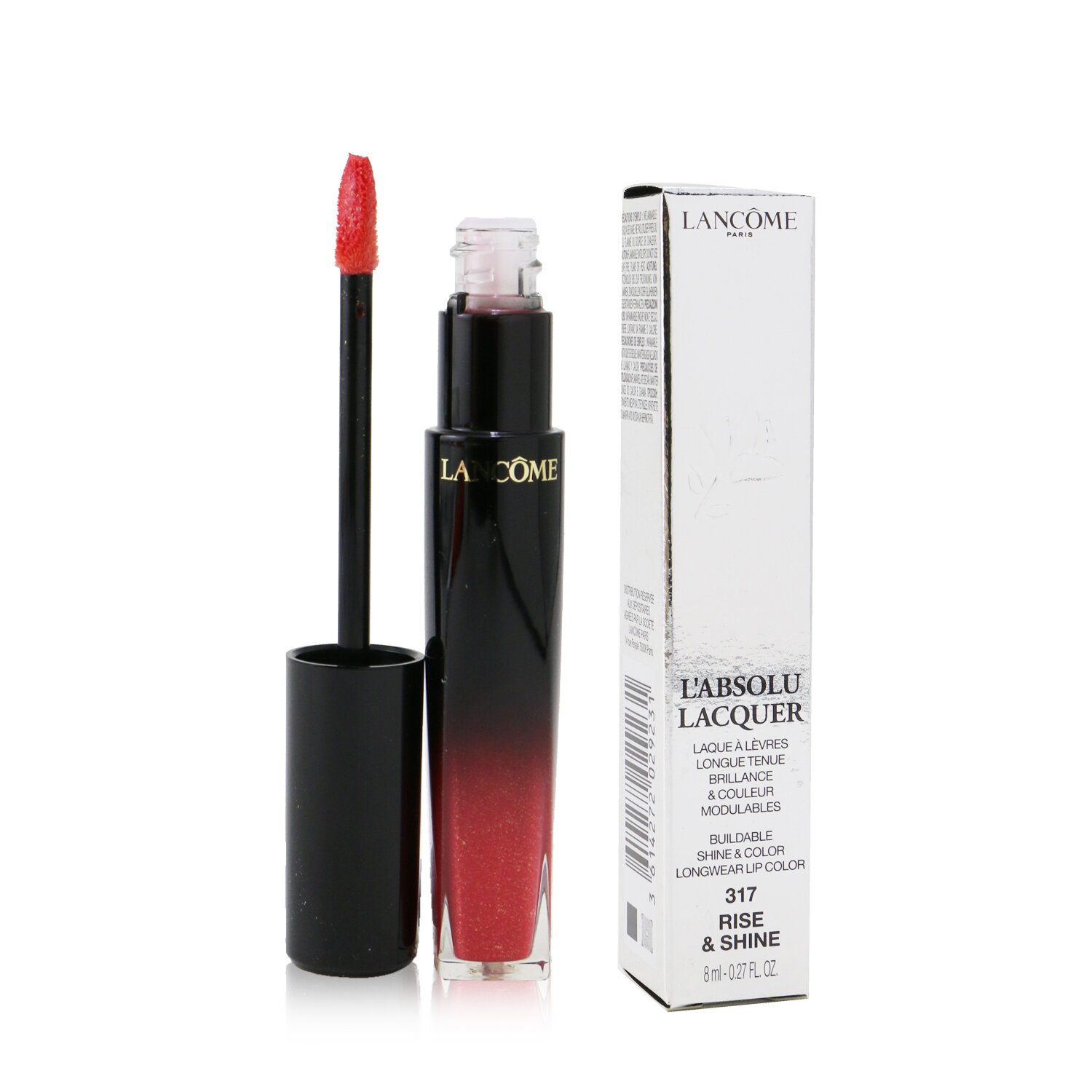 Lancome L'Absolu Lacquer Buildable Shine & Color Стойкая Губная Помада 8ml/0.27oz