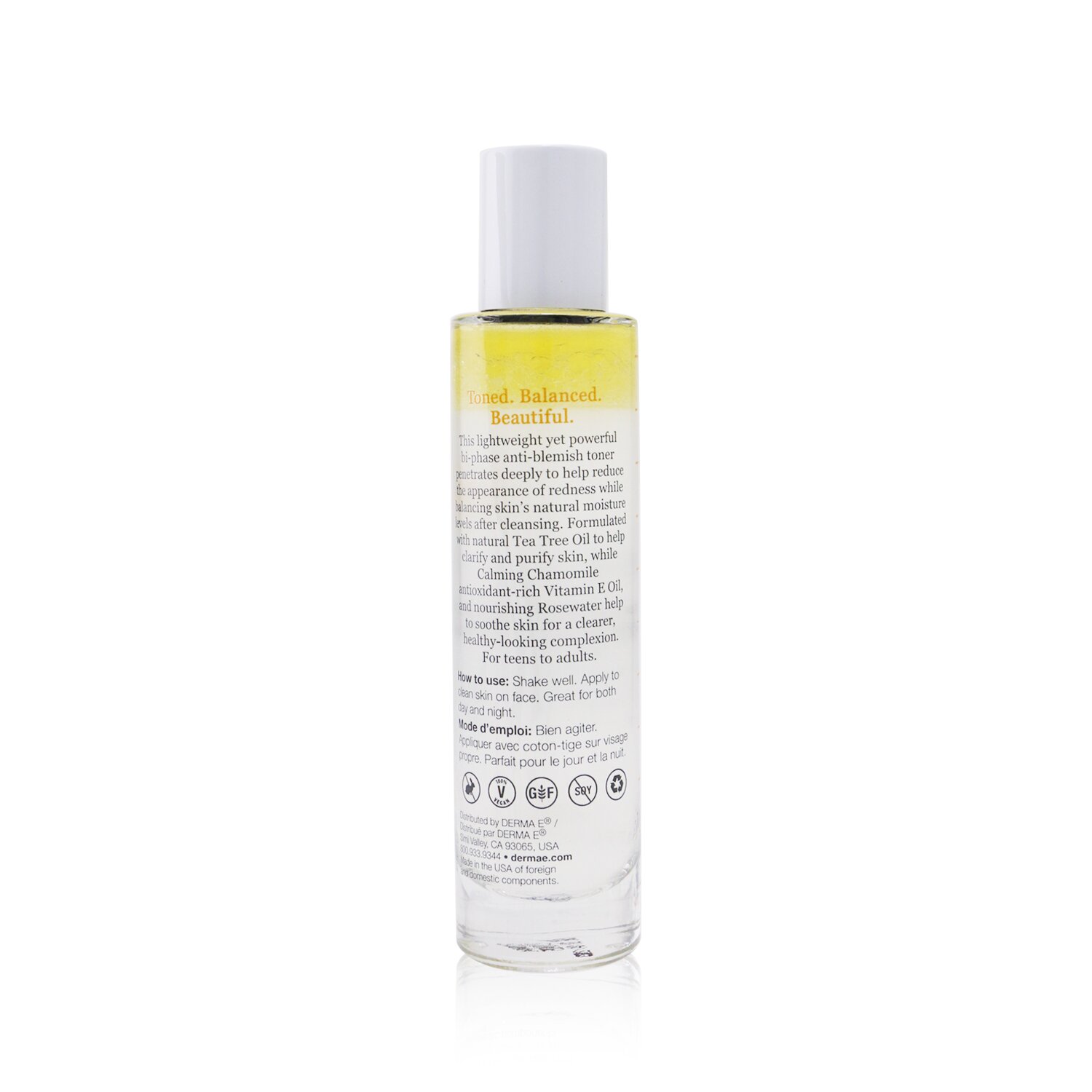 Derma E Anti-Blemish Clarifying Bi-Phase Toner 50ml/1.7oz