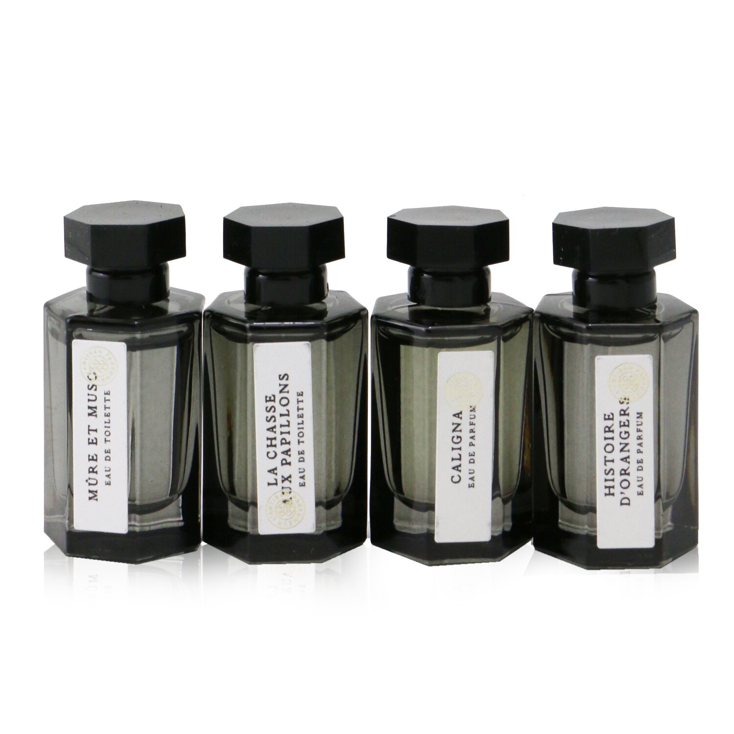 L'Artisan Parfumeur 阿蒂仙之香 D'Ete香水套裝：Mure Et Muse EDT + La Chasse Aux Papillons EDT + Caligna EDP + Histoire D'Orangers EDP 4x5ml/0.17oz