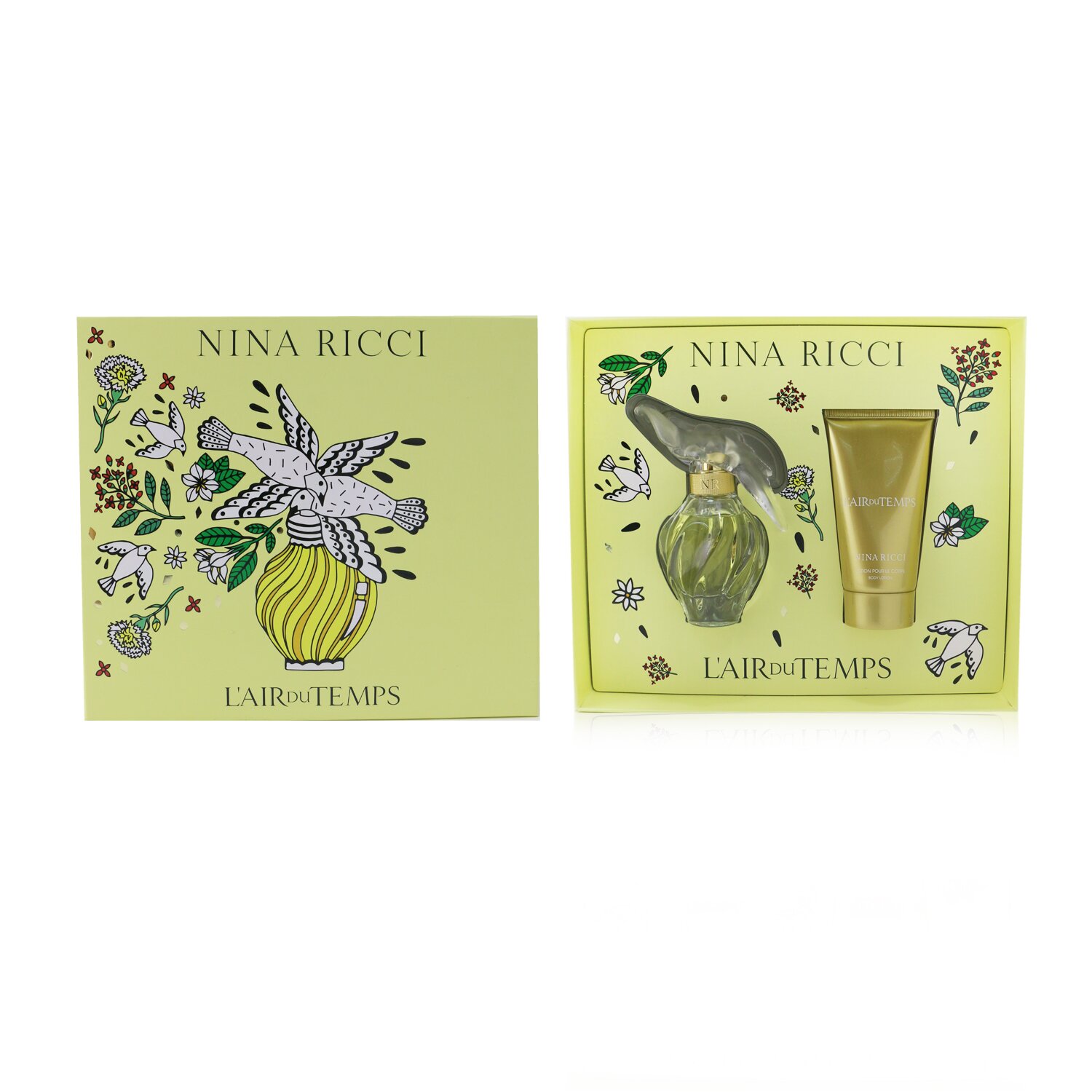 Nina Ricci L'Air Du Temps Coffret: Eau De Toilette Spray 50ml/1.7oz + Body Lotion 75ml/2.5oz 2pcs