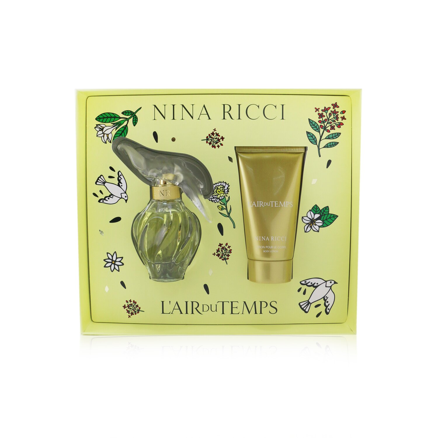 Nina Ricci L'Air Du Temps Coffret: Eau De Toilette Spray 50ml/1.7oz + Body Lotion 75ml/2.5oz 2pcs