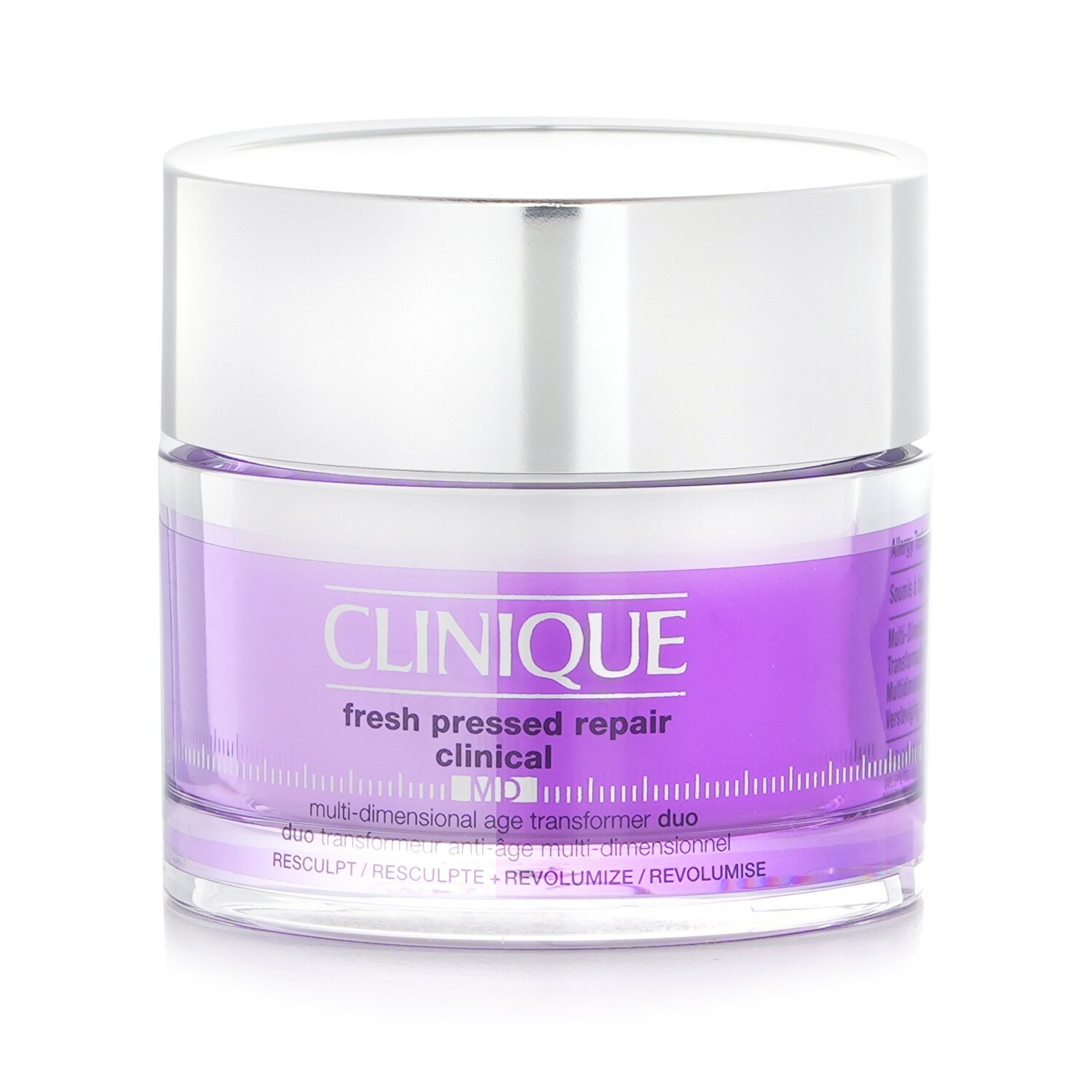 Clinique Fresh Pressed Repair Clinical MD Multi-Dimensional Age Transformer Duo (Resculpt+Revolumize) 50ml/1.7oz