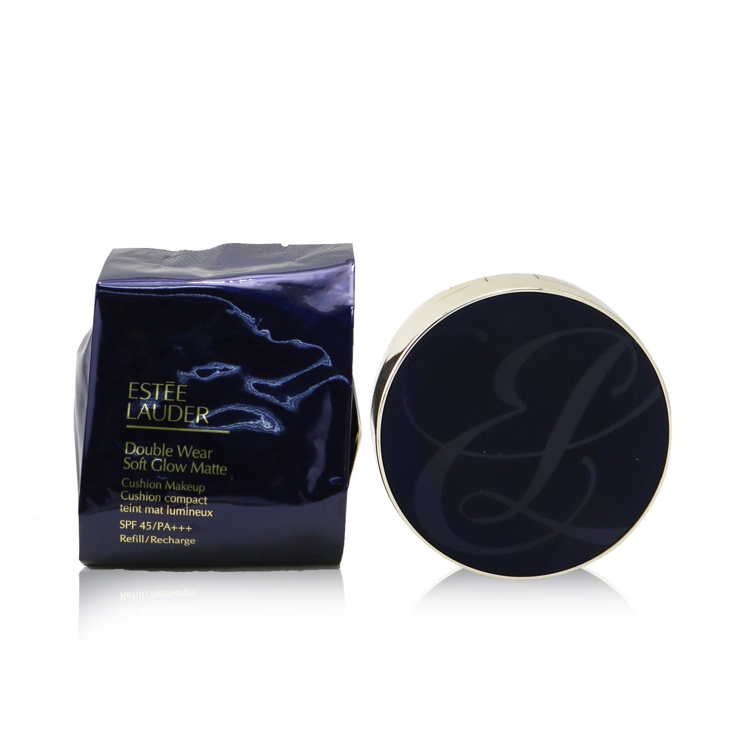 Estee Lauder Double Wear Soft Glow Matte Cushion Makeup SPF 45 With Extra Refill 2x12g/0.42oz