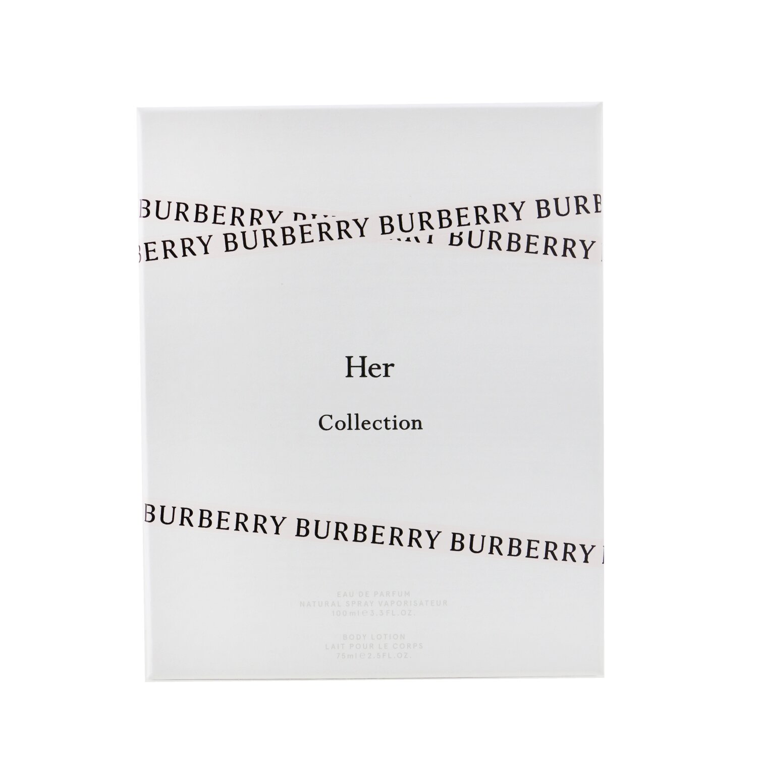 Burberry Burberry Her Coffret: Eau De Parfum Spray 100ml/3.3oz + Body Lotion 75ml /2.5oz 2pcs