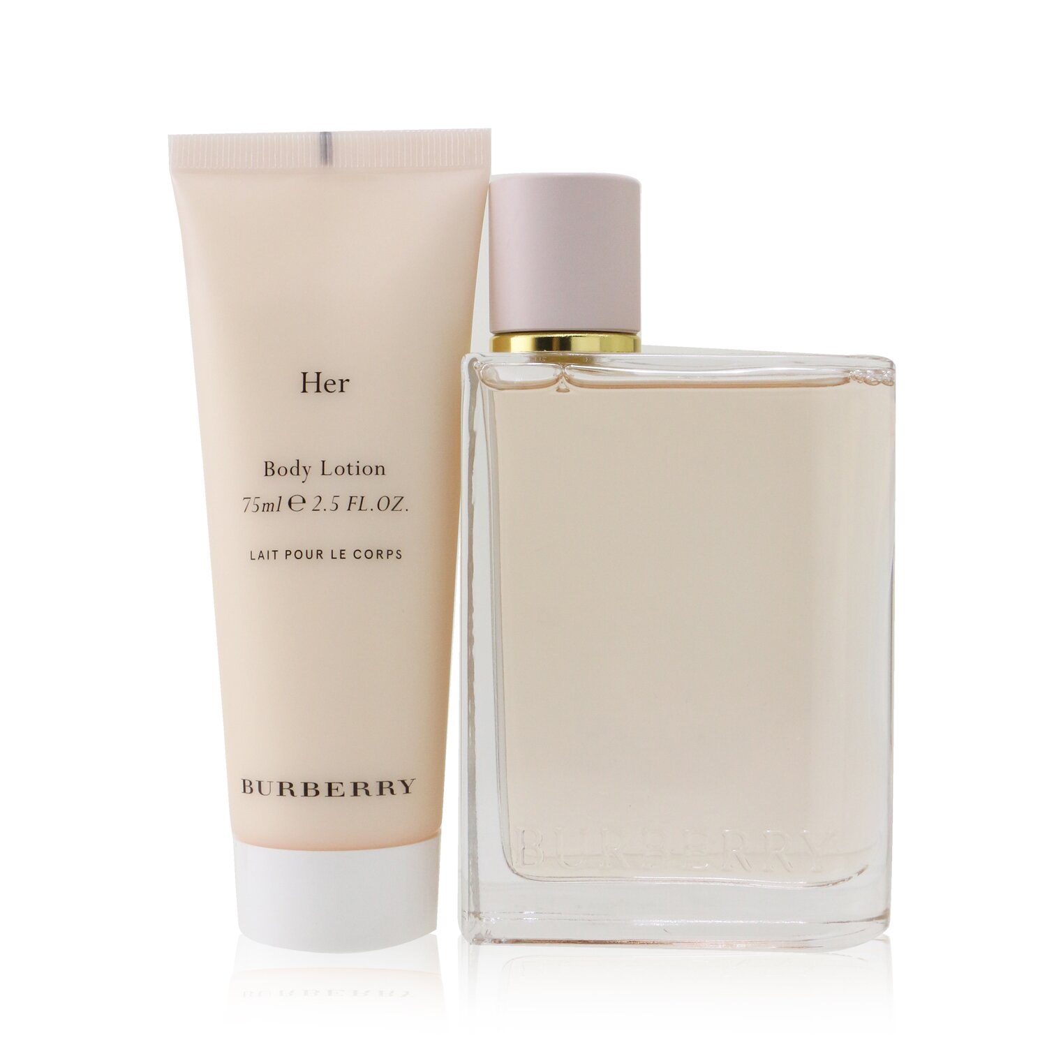 Burberry Burberry Her Coffret: Eau De Parfum Spray 100ml/3.3oz + Body Lotion 75ml /2.5oz 2pcs