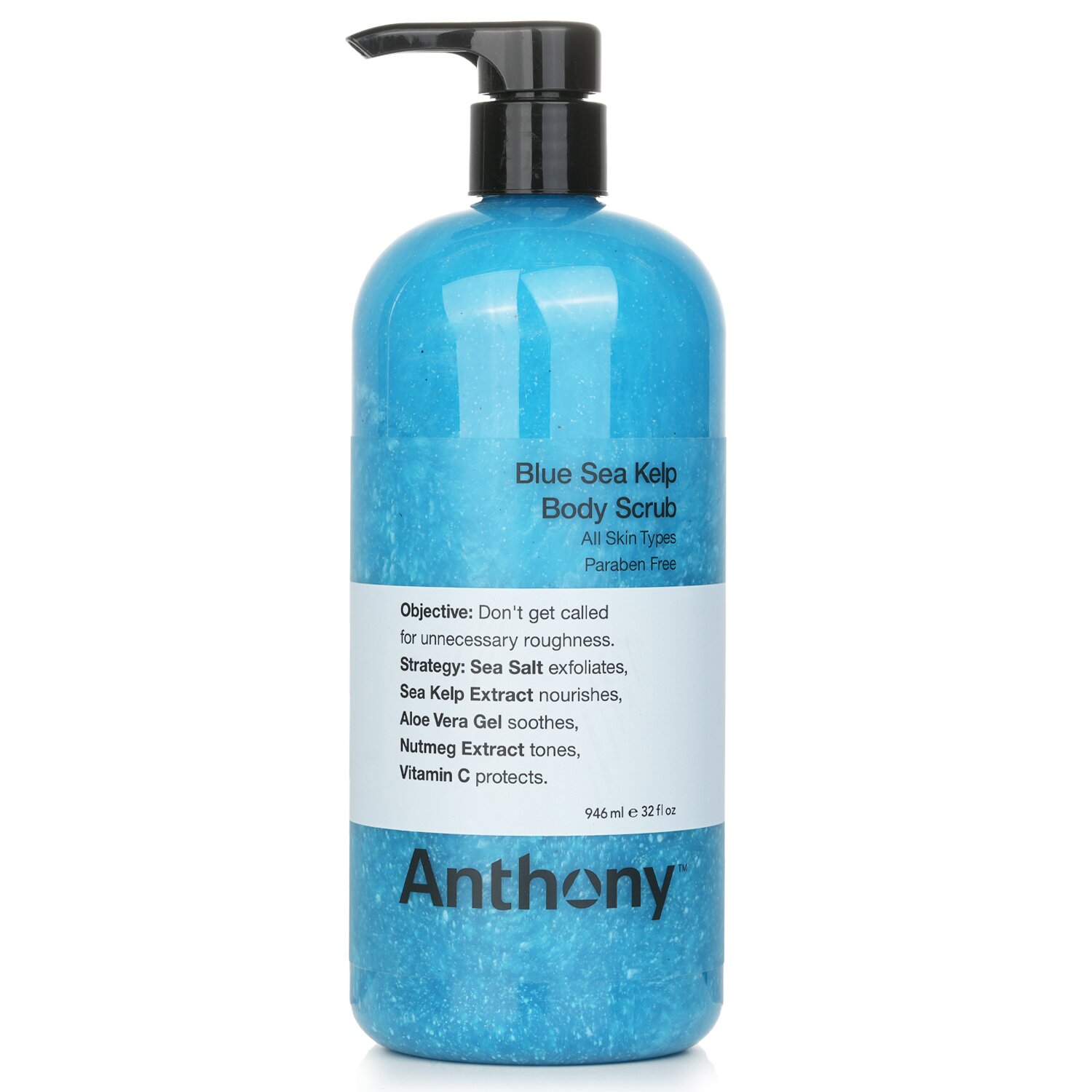 Anthony Logistics For Men Blue Sea Kelp مقشر للجسم 946ml/32oz