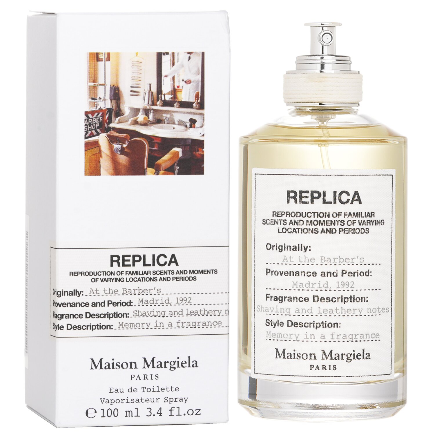 Maison Margiela Replica At The Barber's Eau De Toilette Spray 100ml/3.4oz