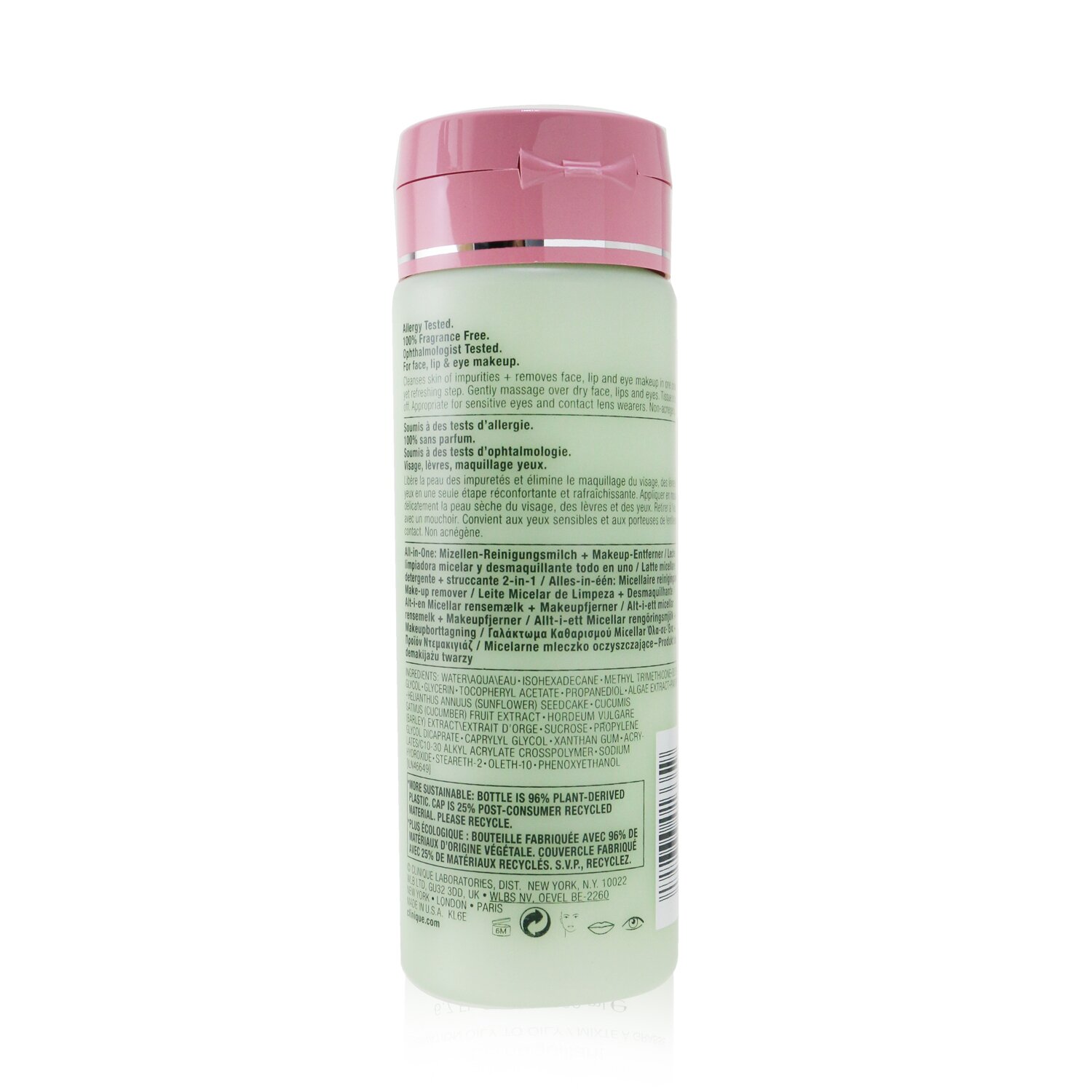 Clinique All about Clean All-In-One Cleansing Micellar Milk + Makeup Remover - Combination Oily to Oily 200ml/6.7oz